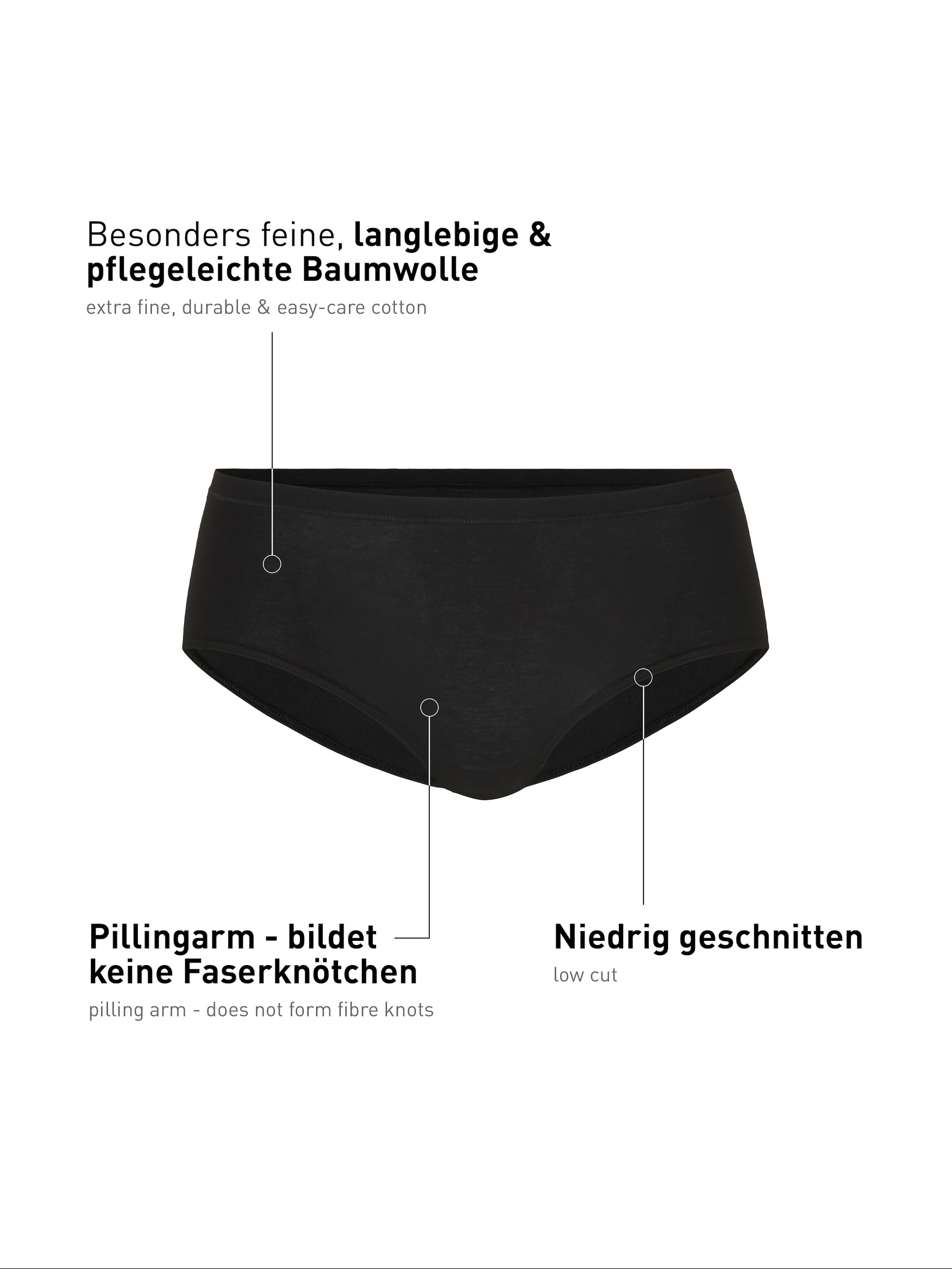 CALIDA Panty »Natural Comfort« mit low-cut Schnitt