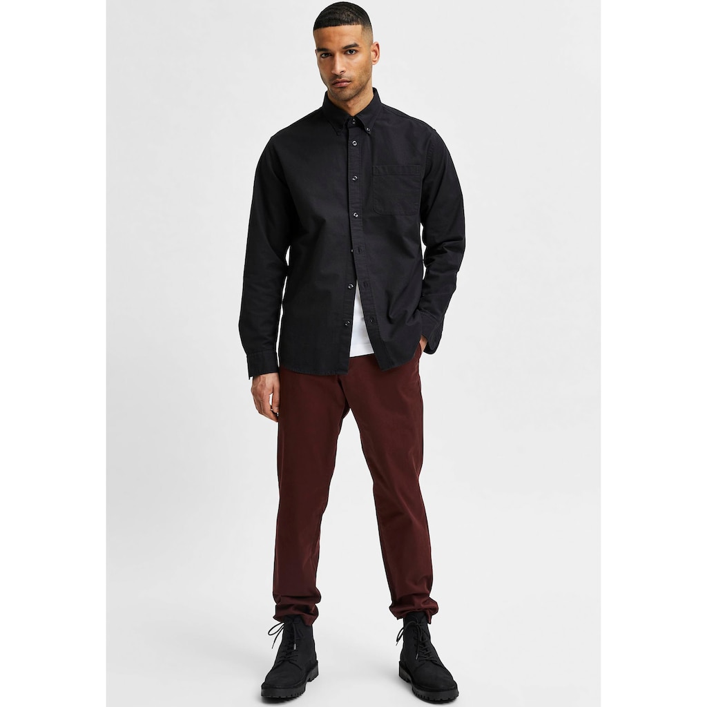 SELECTED HOMME Langarmhemd »SLHREGRICK-OX FLEX S«