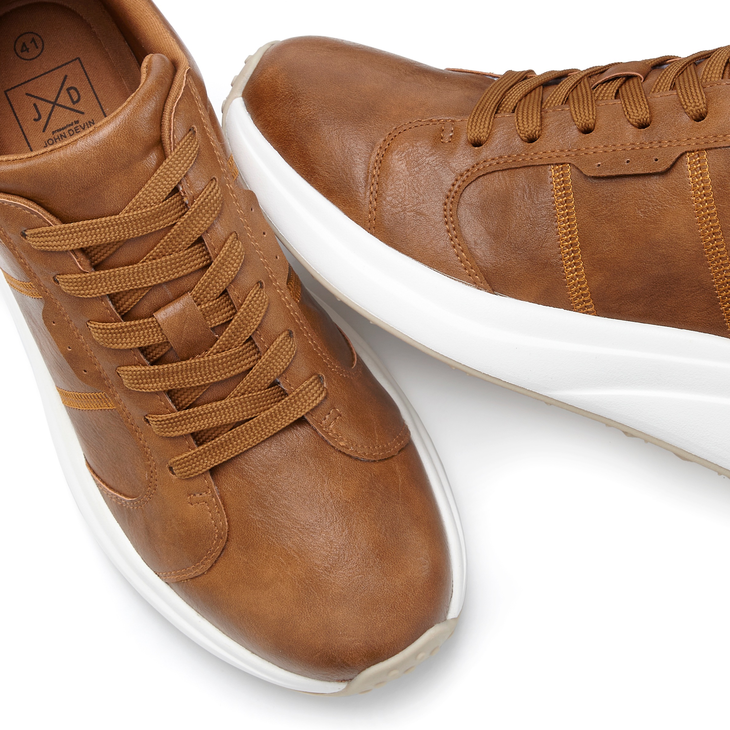 John Devin Sneakers »Schnürschuh, Freizeitschuh, Halbschuh, Turnschuh, Schnürhalbschuh«  mit modischer Sohle VEGAN