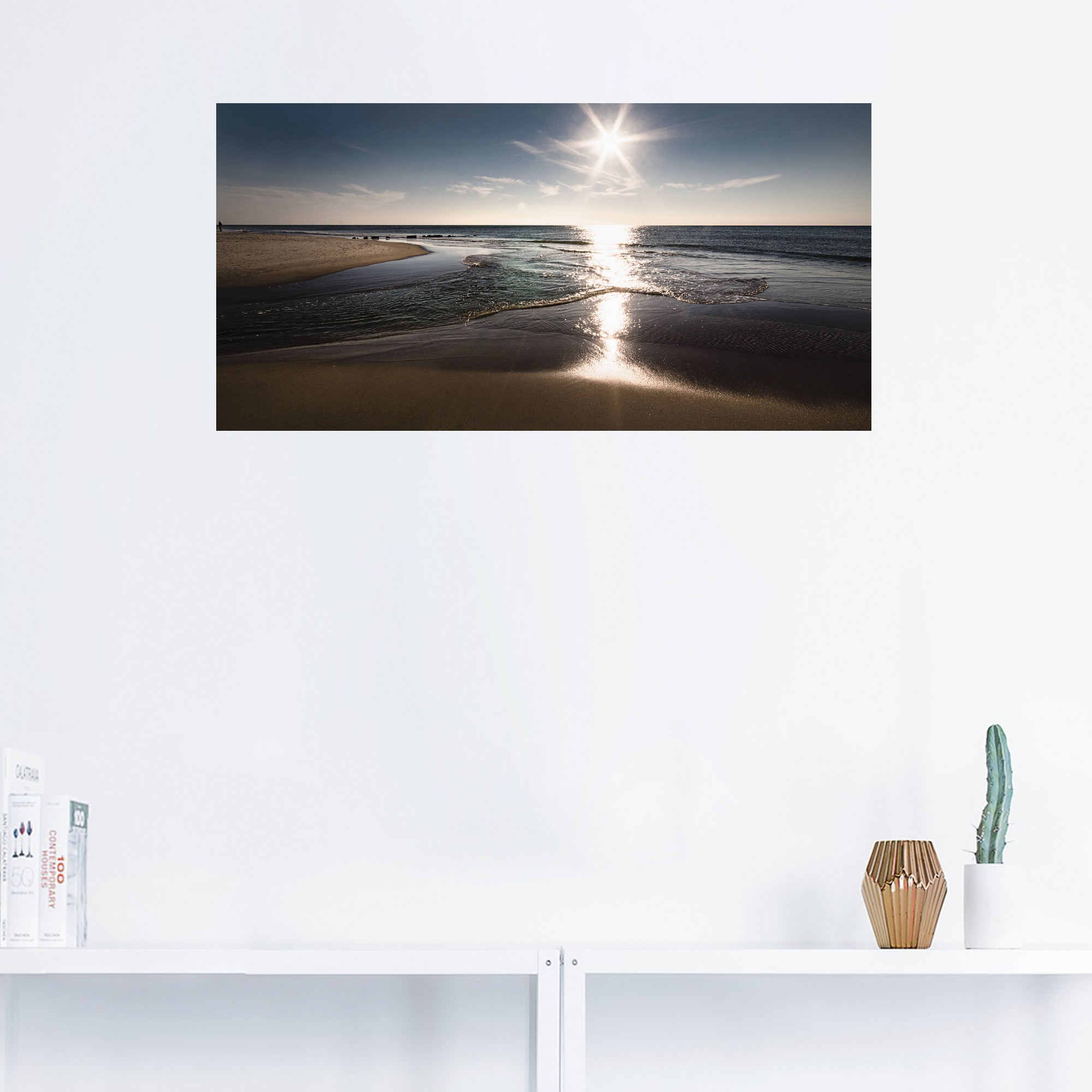 Artland Wandbild »Sylt IV«, Strand, (1 St.), als Leinwandbild, Poster, Wandaufkleber in verschied. Grössen