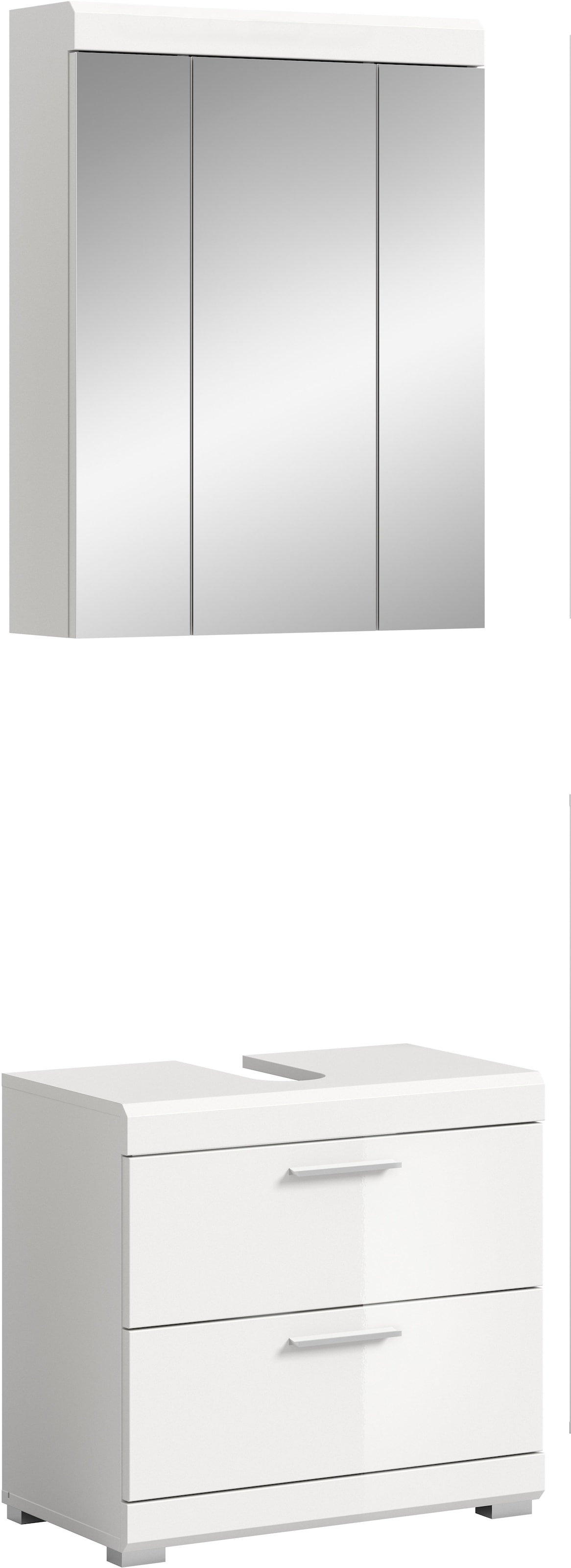 INOSIGN Ensemble de meubles de salle de bain »Siena, 2 tlg., bestehend aus: Waschbeckenunterschrank, Spiegelschrank« Set, TOPSELLER!, 2 cuis tlg.