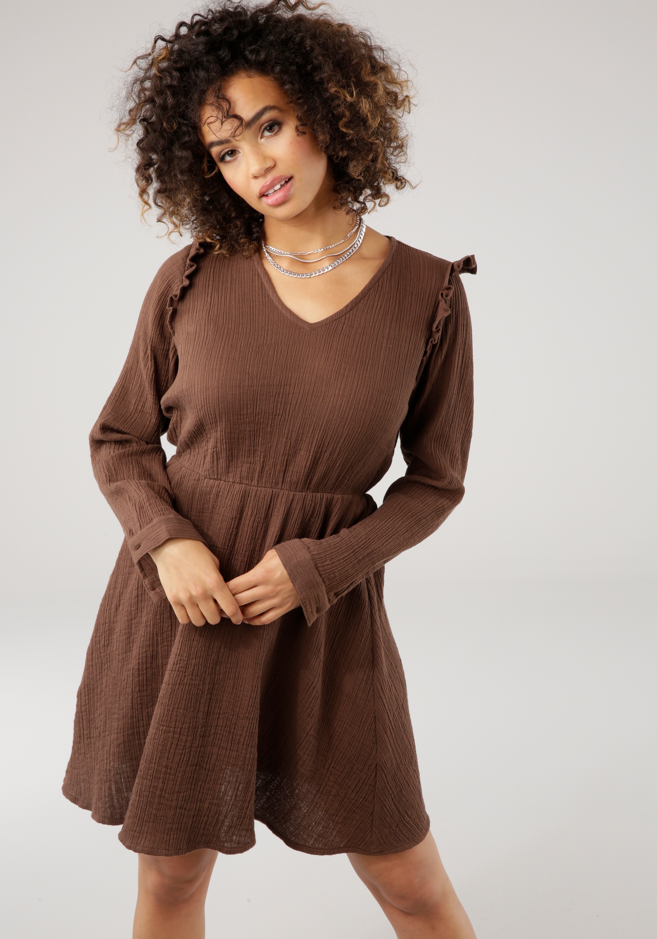 Image of Tamaris Blusenkleid, aus Musselin bei Ackermann Versand Schweiz