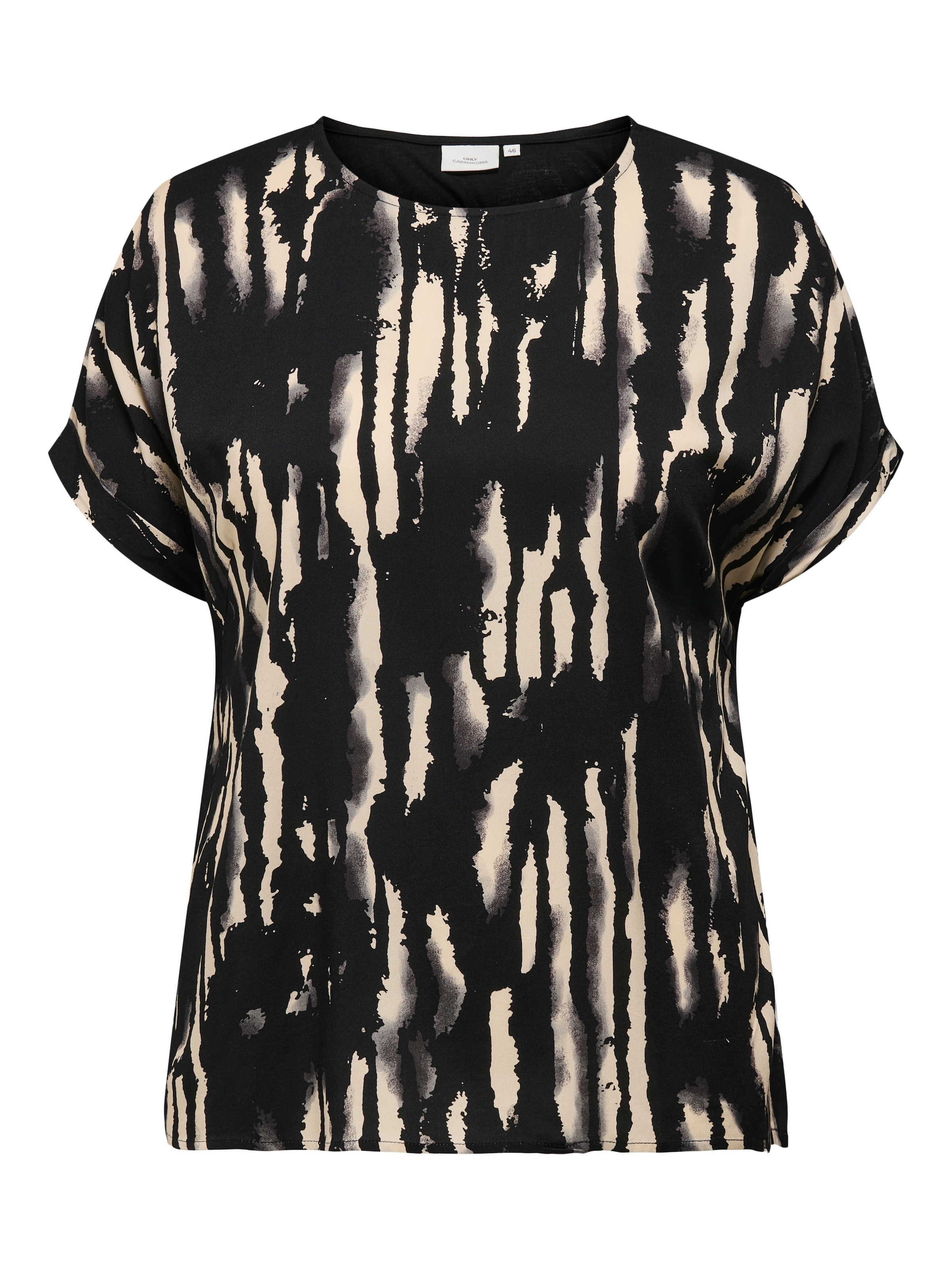 ONLY CARMAKOMA Kurzarmshirt »CARMIKAELA IN-ONE SS TOP AOP«