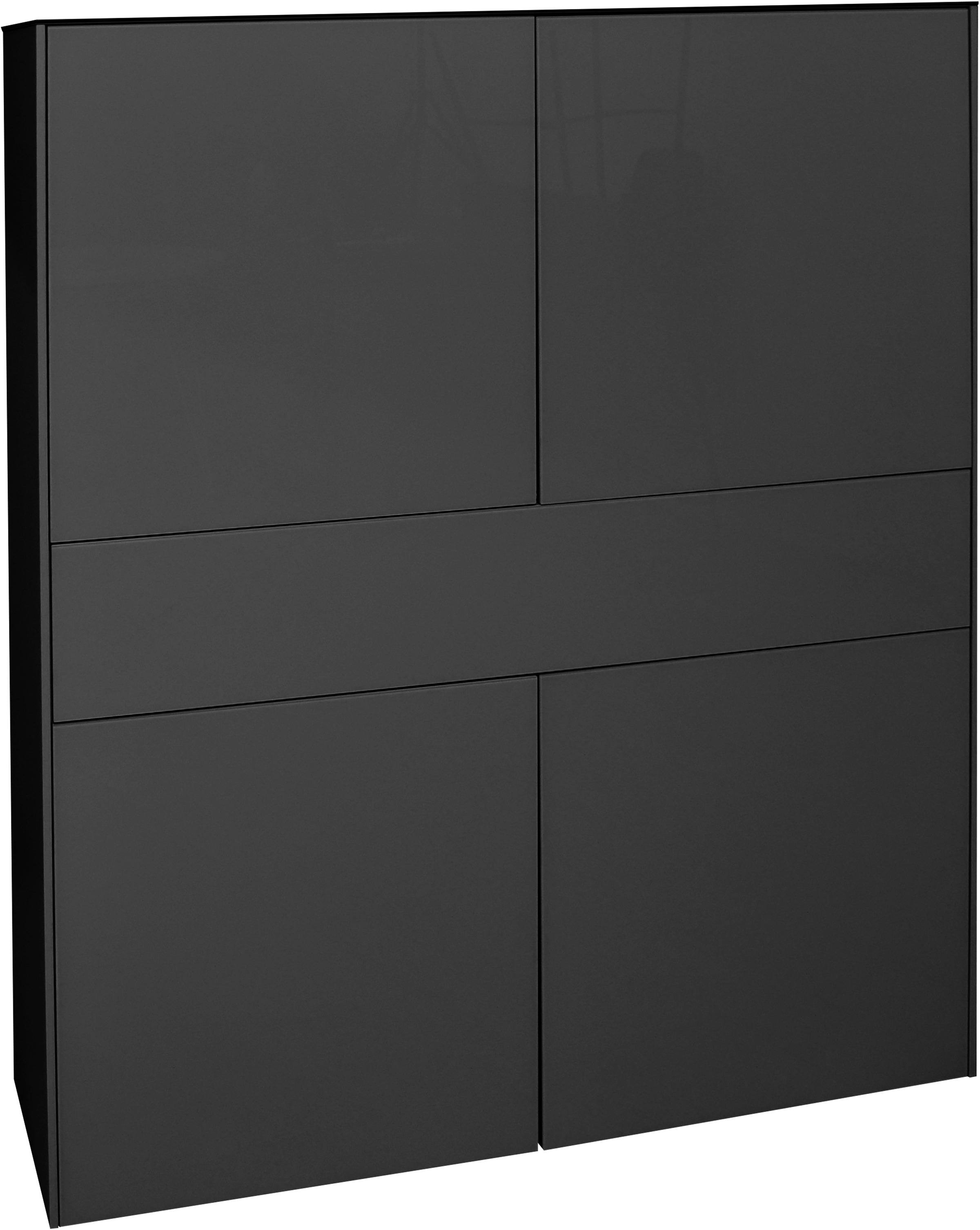 Image of Mäusbacher Highboard "Imola" OTTOs Choice, Mäusbacher Highboard, Breite 121 cm, mit Glasfront und Glasoberplatte