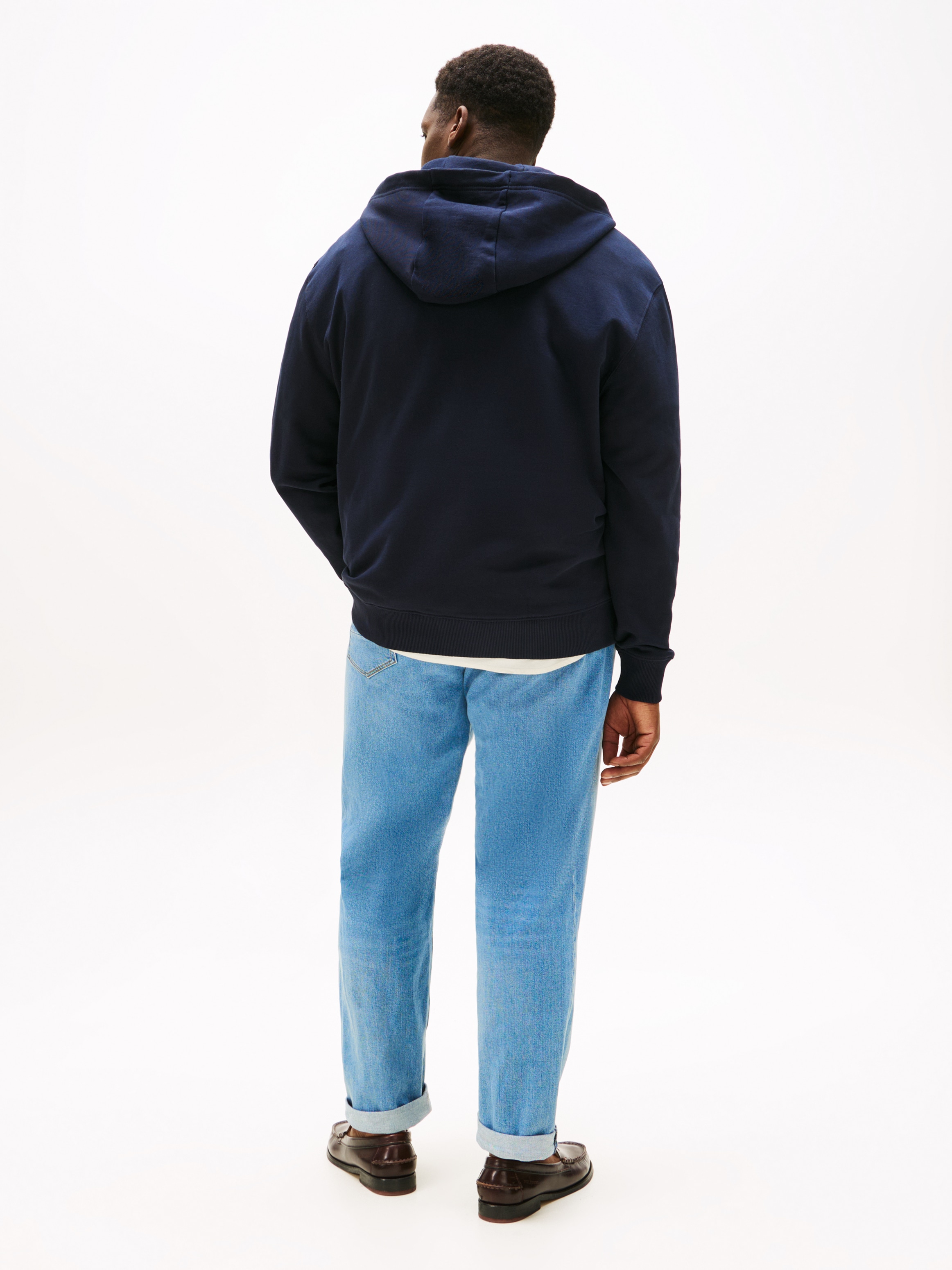 Tommy Hilfiger Big & Tall Kapuzensweatjacke »BT-HILFIGER STACKED HOODED ZIP-B«, Grosse Grössen