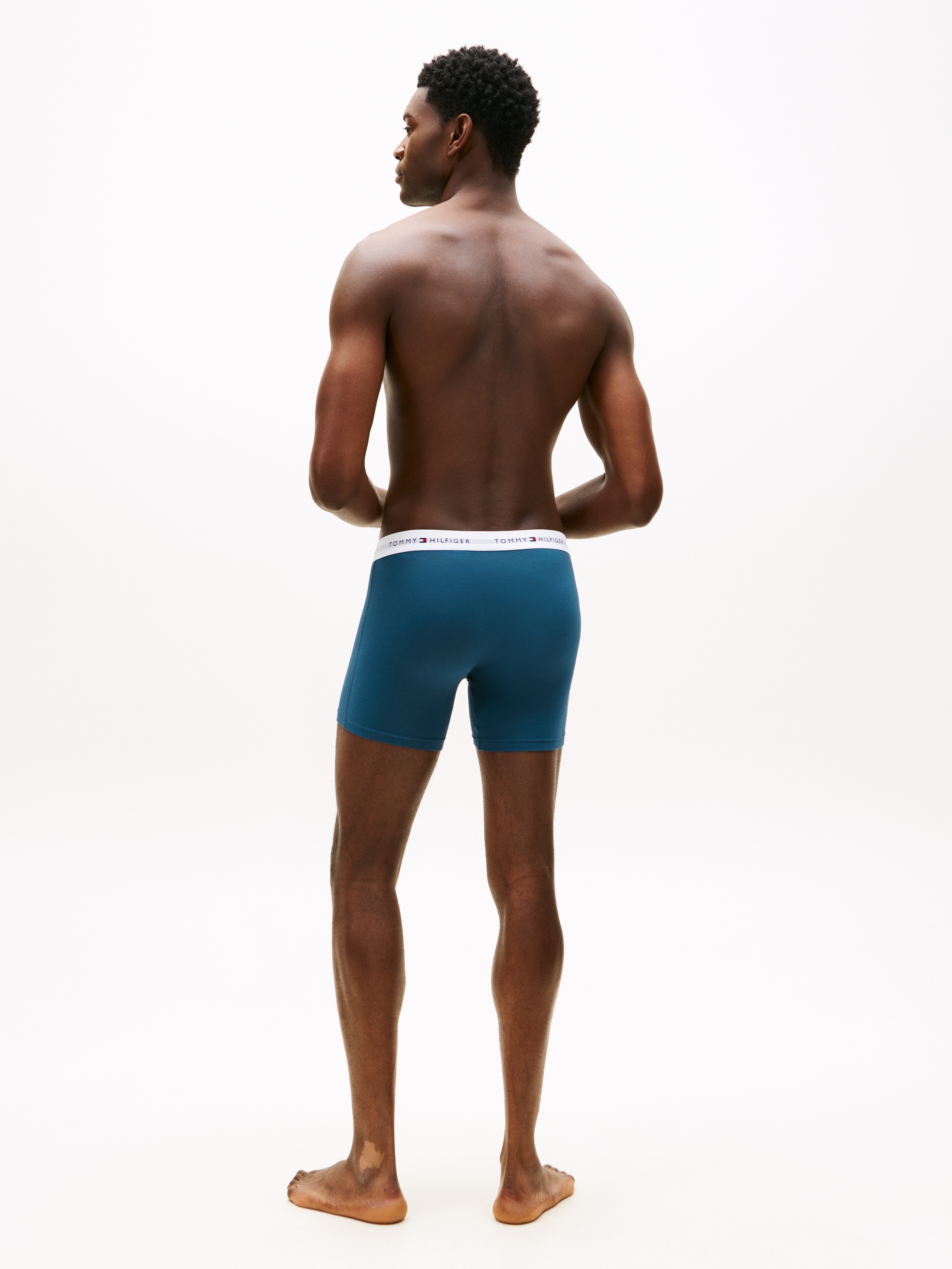 Tommy Hilfiger Underwear Boxer 3 cuis Körpernahe Passform mit elastischem Bund, lange Form