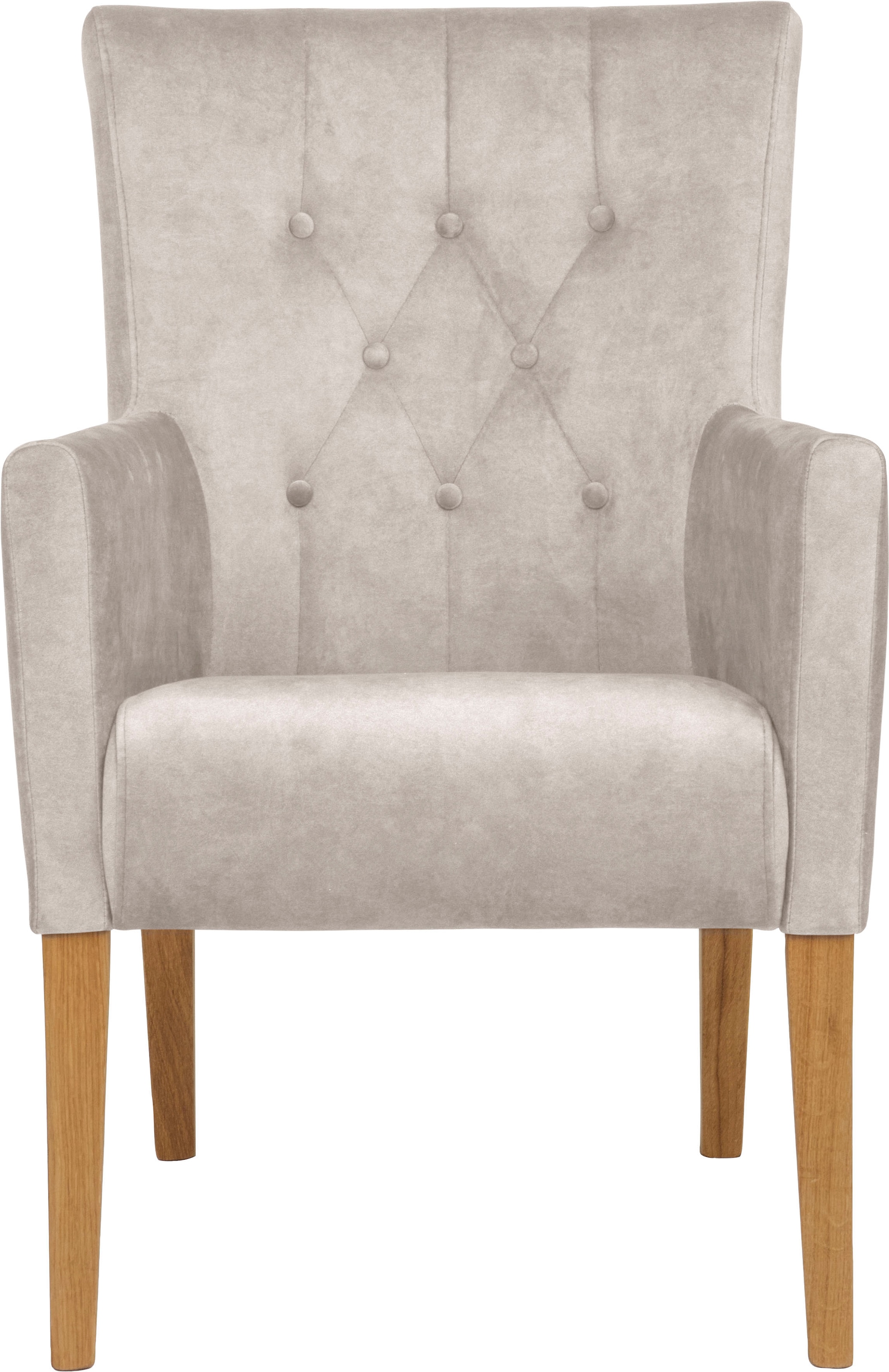 Home affaire Chaise de salle à manger »King« () 1 cuisArmlehnstuhl mit Knopfheftung, Polsterstuhl