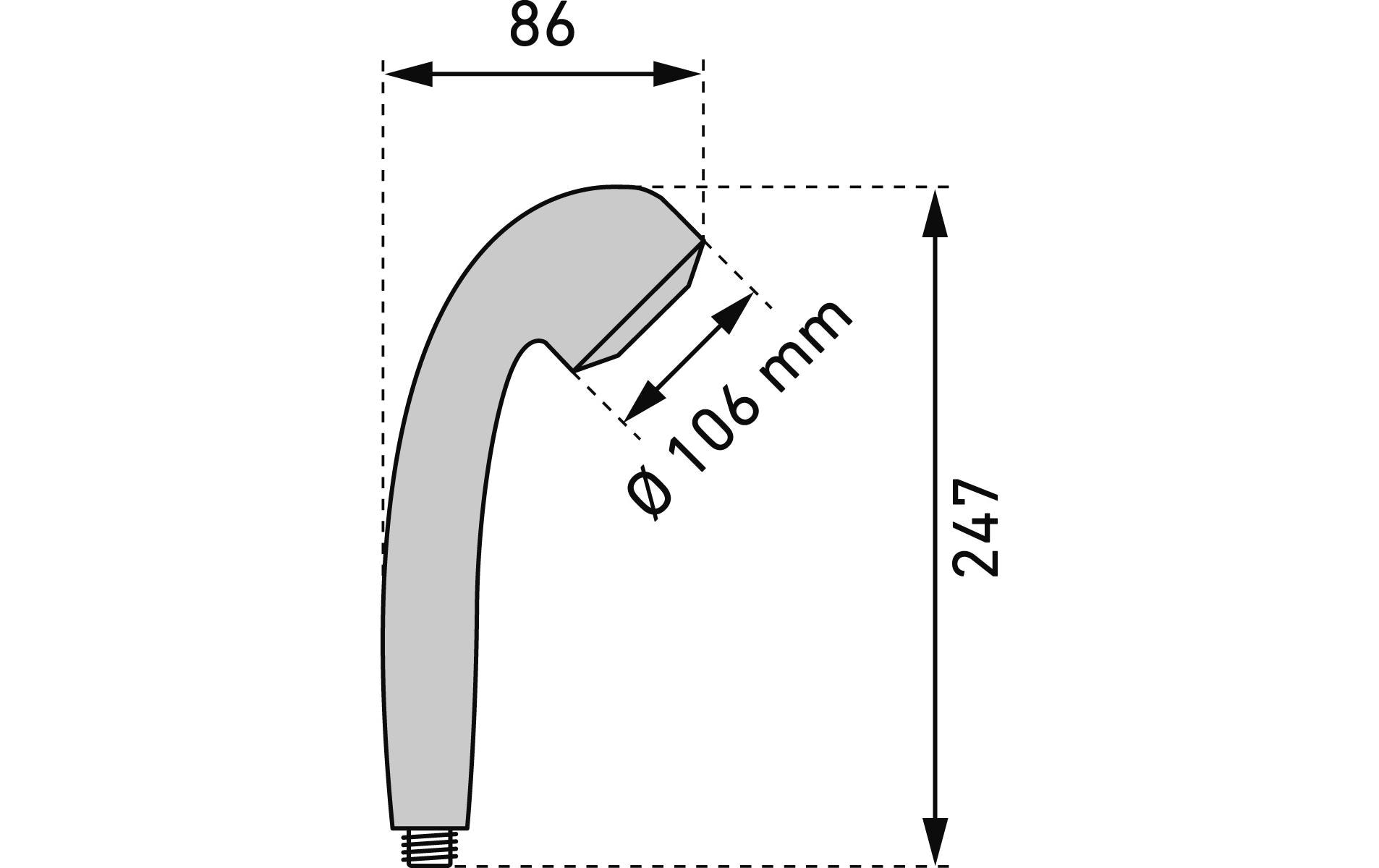 diaqua® Duscharmatur »Concentric«