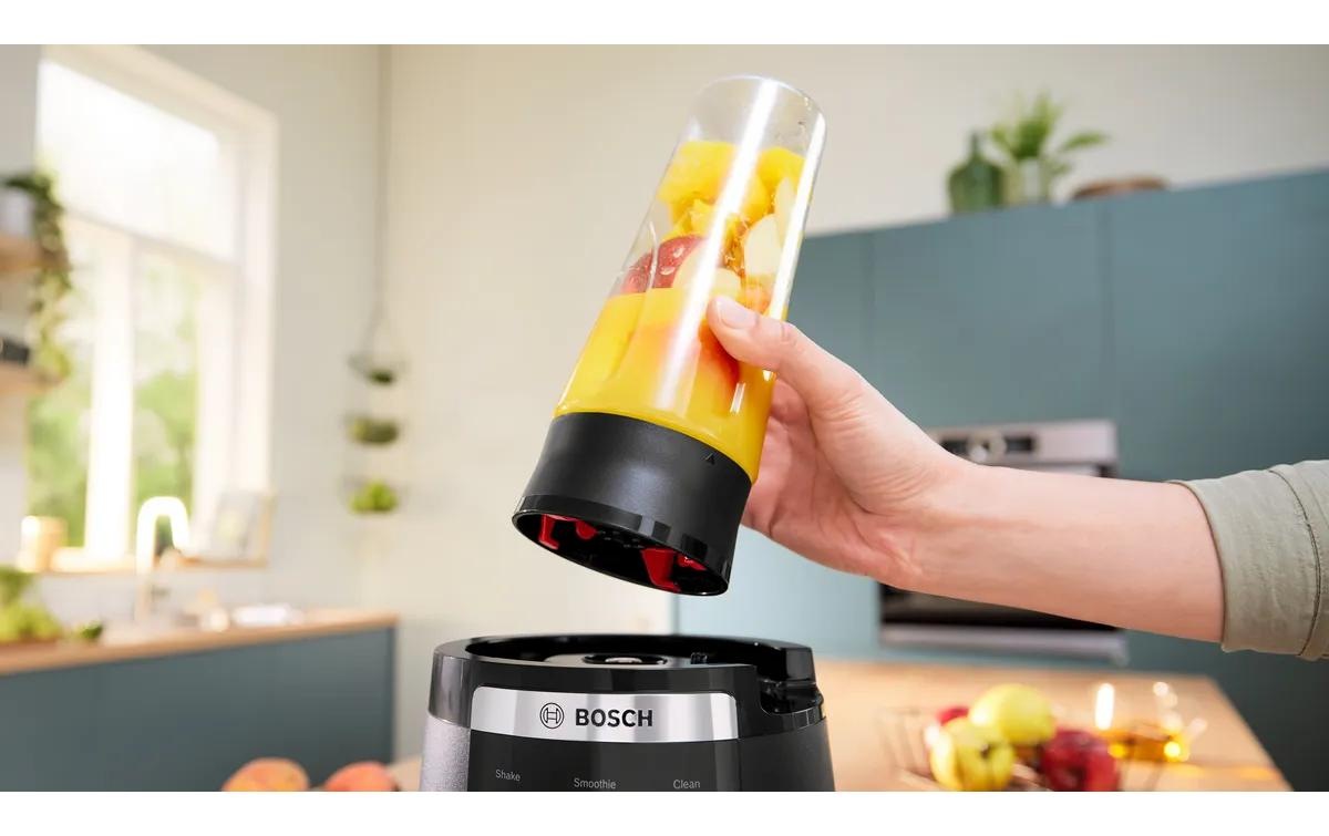 BOSCH Standmixer »VitaPower Serie 6  MMBD665B1, Hochleistungsmixer, 45.000 rpm, schwarz« 1800 W 2l, 6 Automatikprogramme inkl heisse Suppe, Stopfer, Sicherheitsdeckel