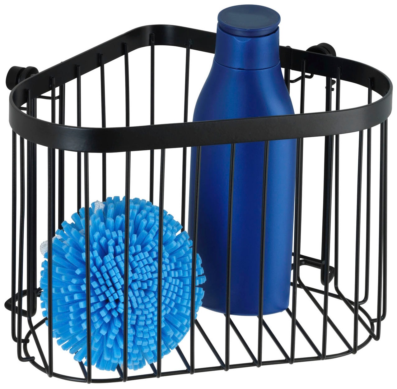 Image of WENKO Eckregal »Classic Plus Black«, 1 Korb bei Ackermann Versand Schweiz