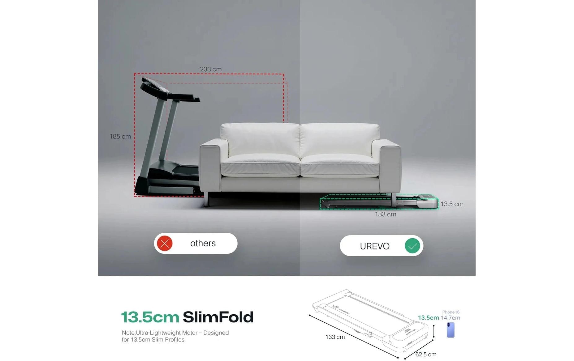   Laufband »Urevo FoldiMix 5 Pro Smart«