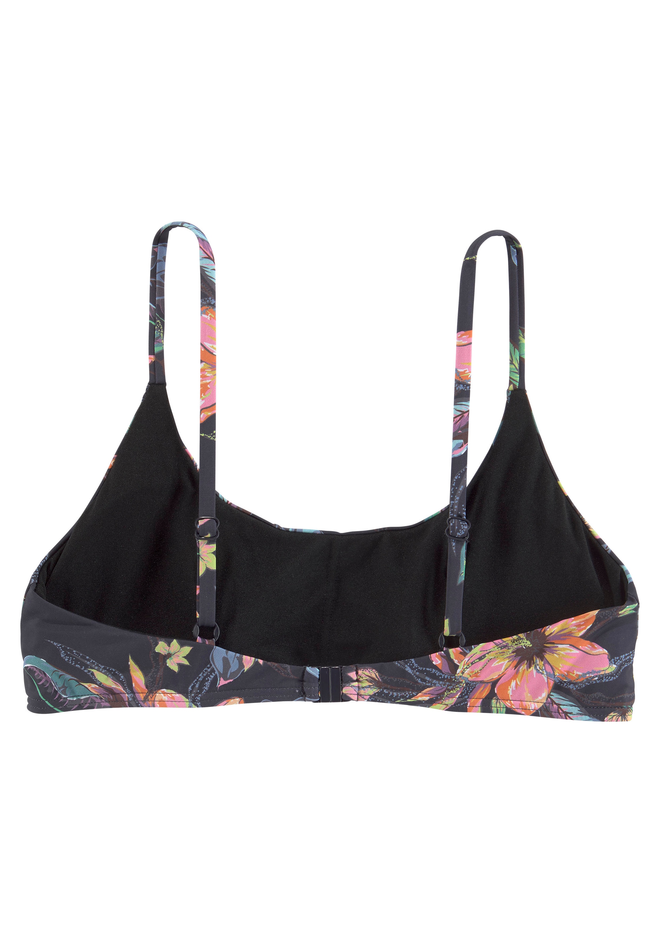 LASCANA Bustier-Bikini-Top »Malia«, mit tropischem Print