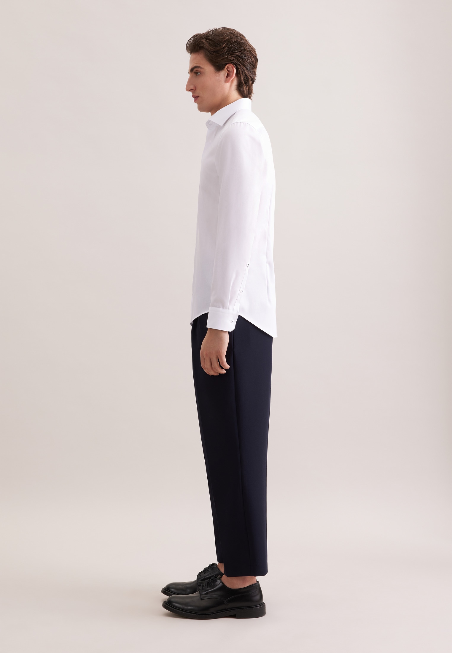 seidensticker Chemise d'affaires »Schwarze Rose« Slim 1/1 Kentkragen Uni