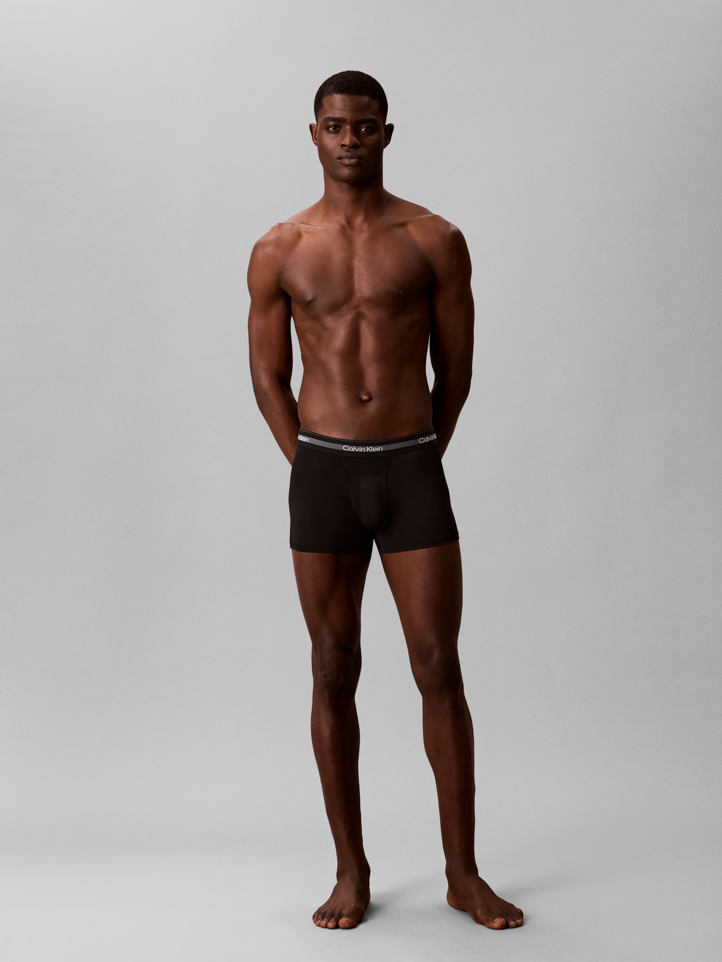 Calvin Klein Underwear Tronc Paquet, pack de 3, 3 cuis coupe ajustée avec ceinture élastique