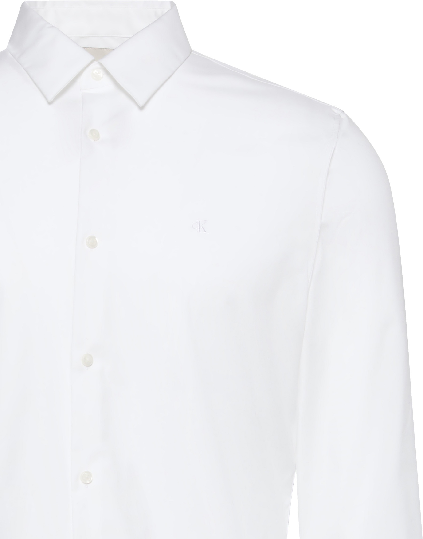 Calvin Klein Langarmhemd »LS SOLID STRETCH SLIM SHIRT«, in Unifarbe