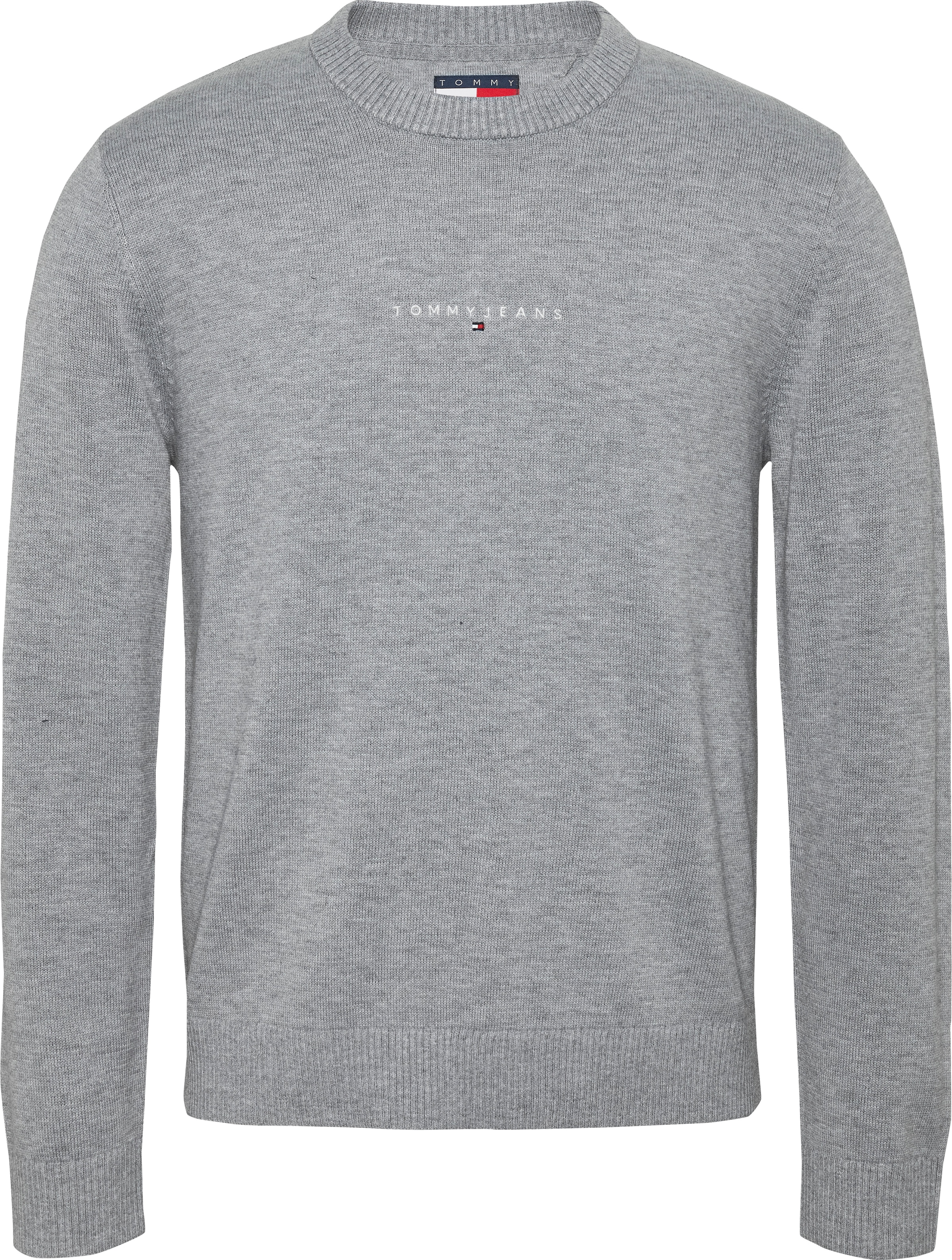 Tommy Jeans Strickpullover »TJM LINEAR SMALL CHEST SWEATER«, mit Logoschriftzug
