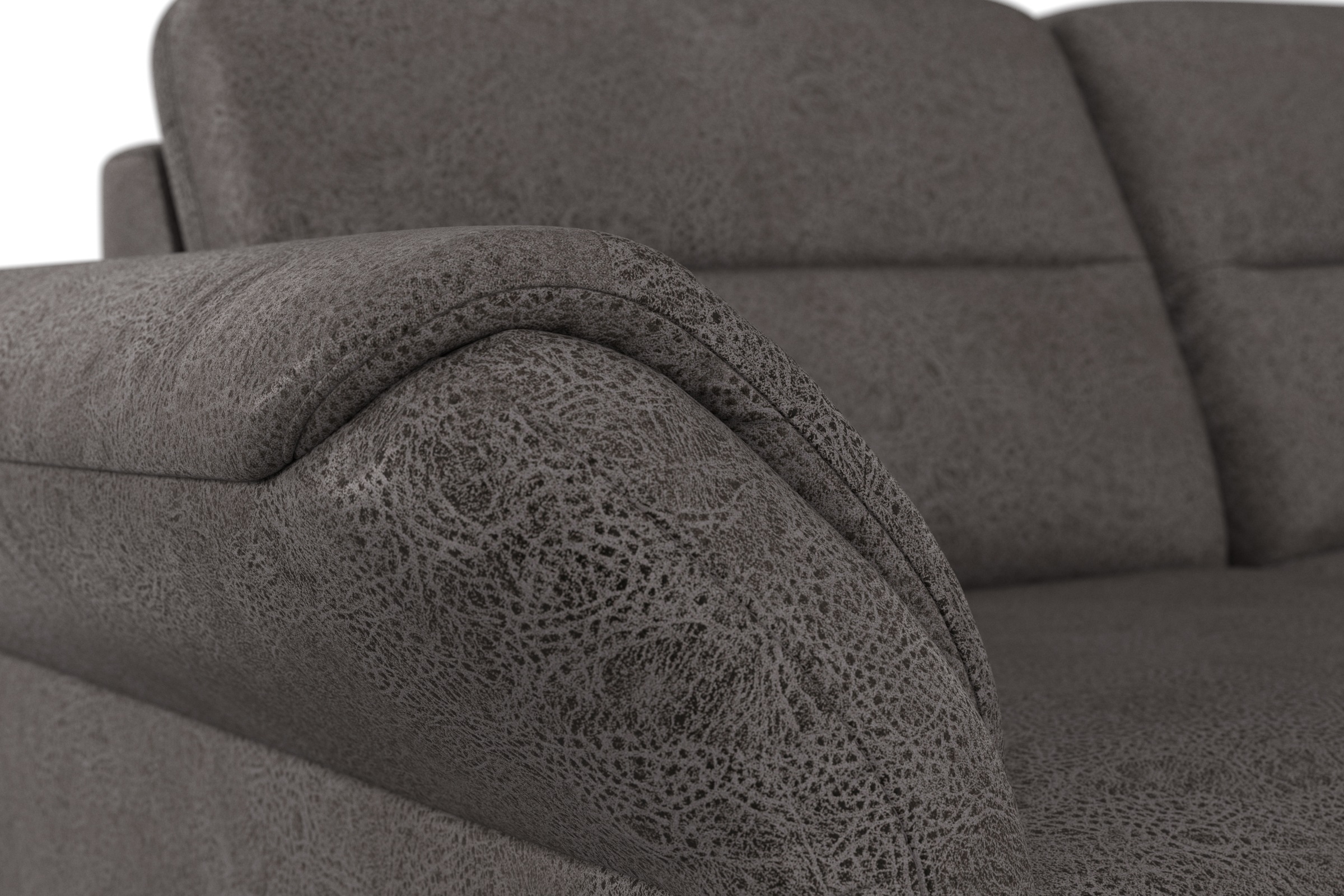 sit&more Ecksofa »Mellum L-Form«, Federkern, wahlweise mit Bettfunktion, Bettkasten und Armteilfunktion