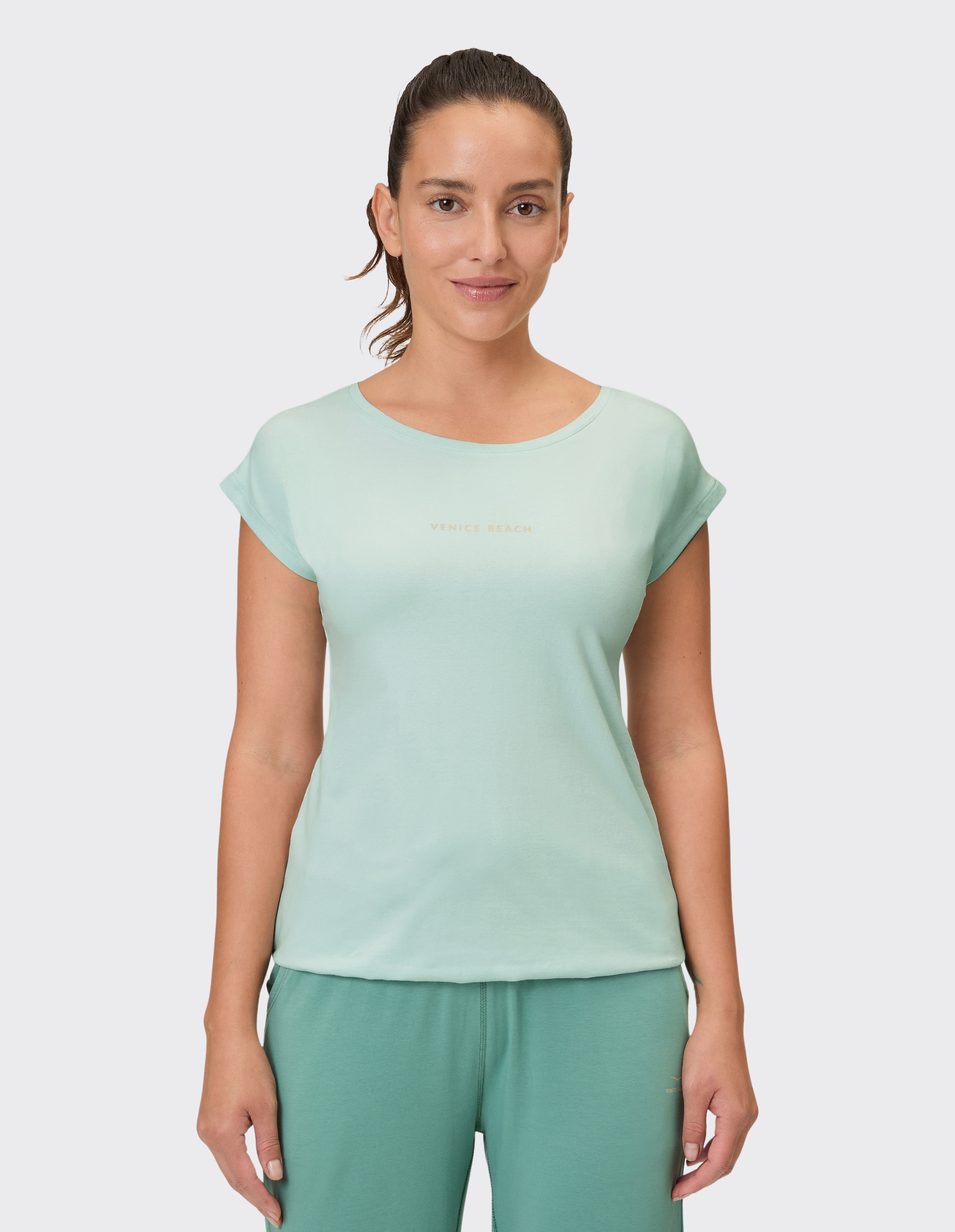 Image of Venice Beach T-Shirt "T-SHIRT WONDER" mit Kurzarm, aus Baumwolle, Modal und Elasthan