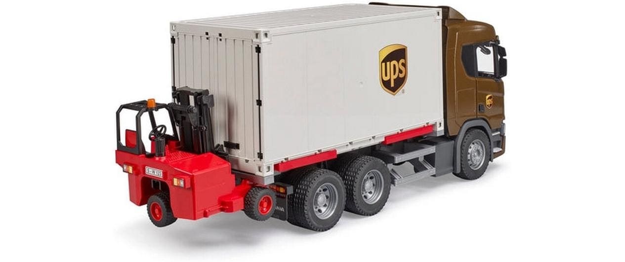 Bruder® Spielzeug-LKW »SCANIA Super UPS Logistics Truck«, Einsatzfahrzeug