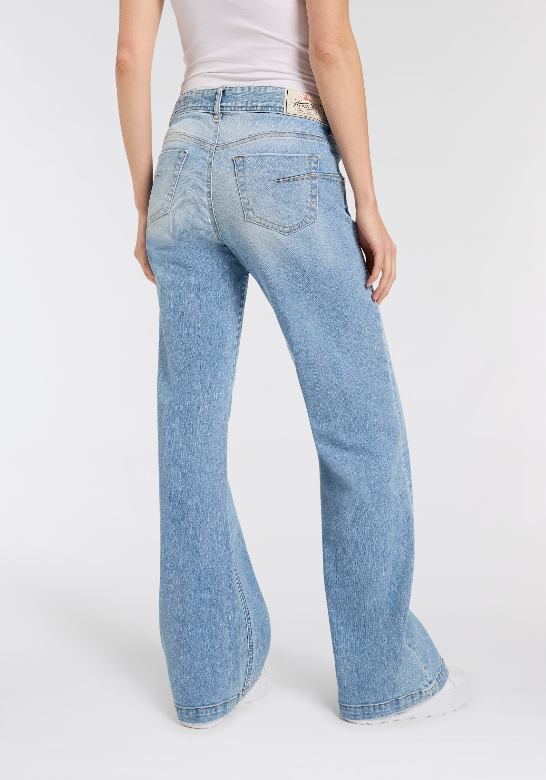Herrlicher 5-Pocket-Jeans »Edna Organic Denim«, im Flared Fit