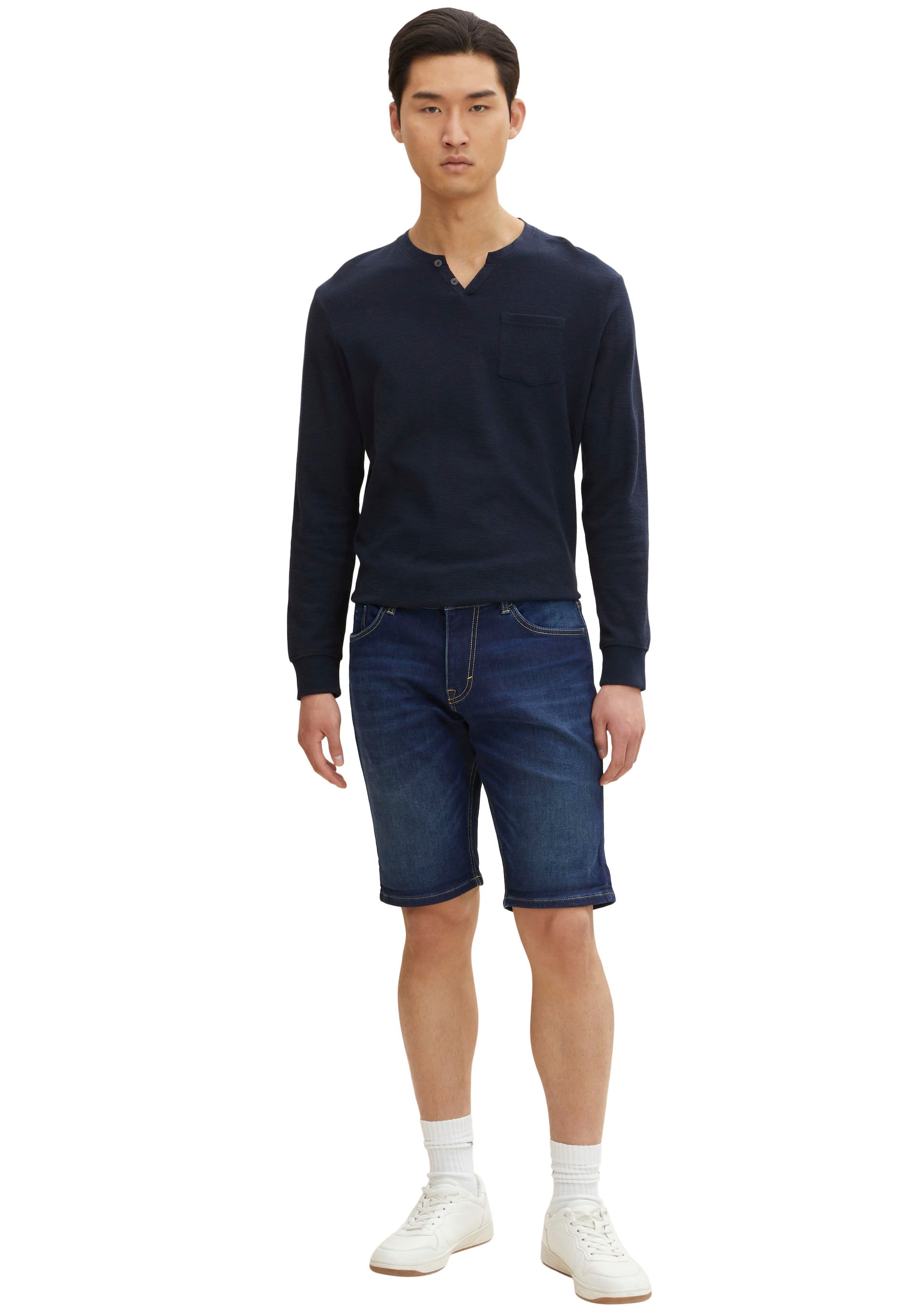 Image of TOM TAILOR Jeansshorts, mit authentischer Waschung bei Ackermann Versand Schweiz