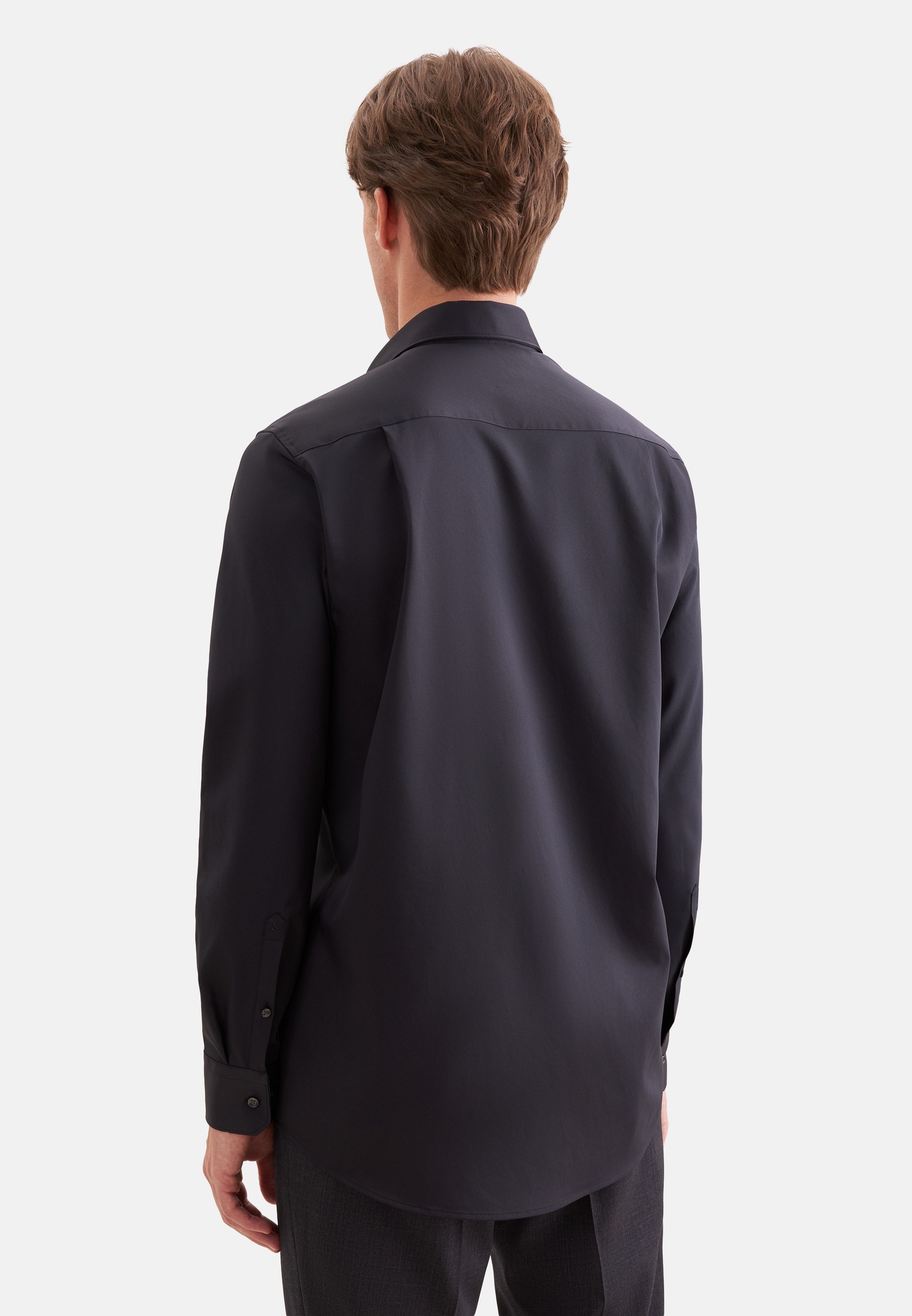 seidensticker Chemise d'affaires »Schwarze Rose« col Kent uni Regular 1/1