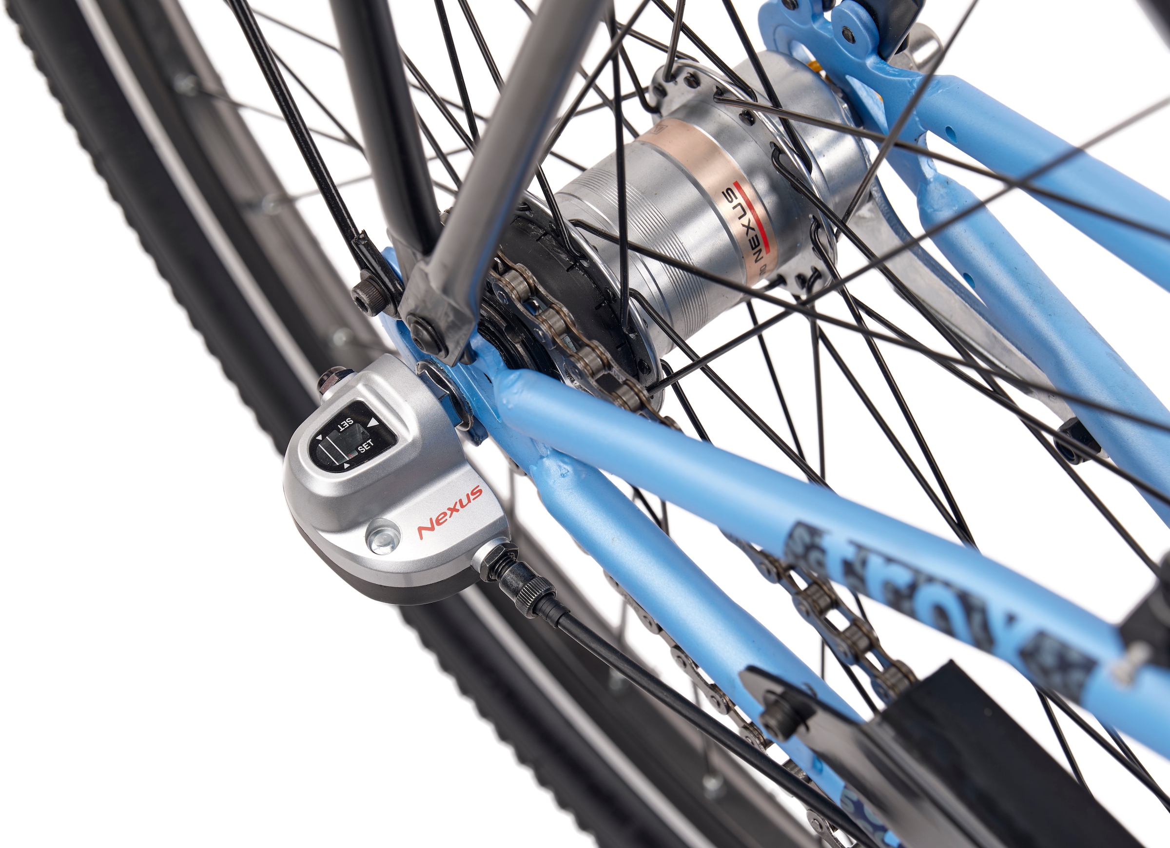 S’COOL Jugendfahrrad »S'COOL troX« 3 Gang Shimano Nabenschaltung 26 Zoll, Jugendliche, mit Gepäckträger und Schutzblech