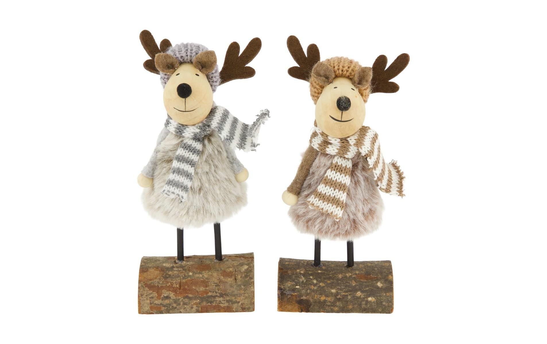 Image of Chalet Weihnachtsfigur "Rentier Leander Weihnachtsdeko"