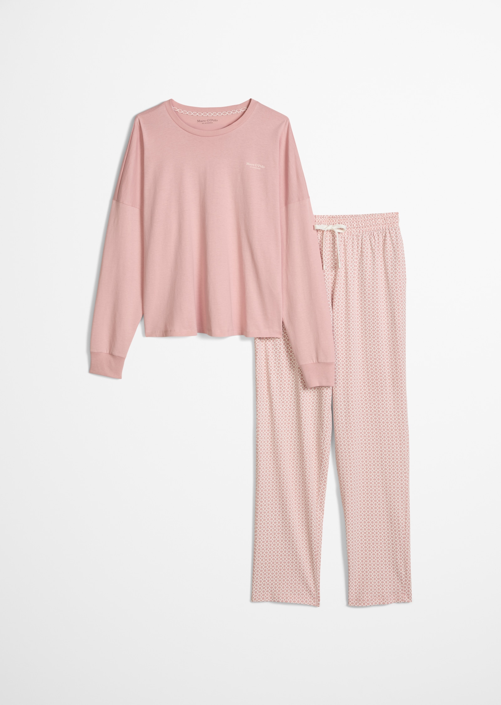 Marc O'Polo Pyjama »Mix & Match Cotton« aus Baumwoll-Jersey, mit geometrischen Prints und Streifen-Dessins