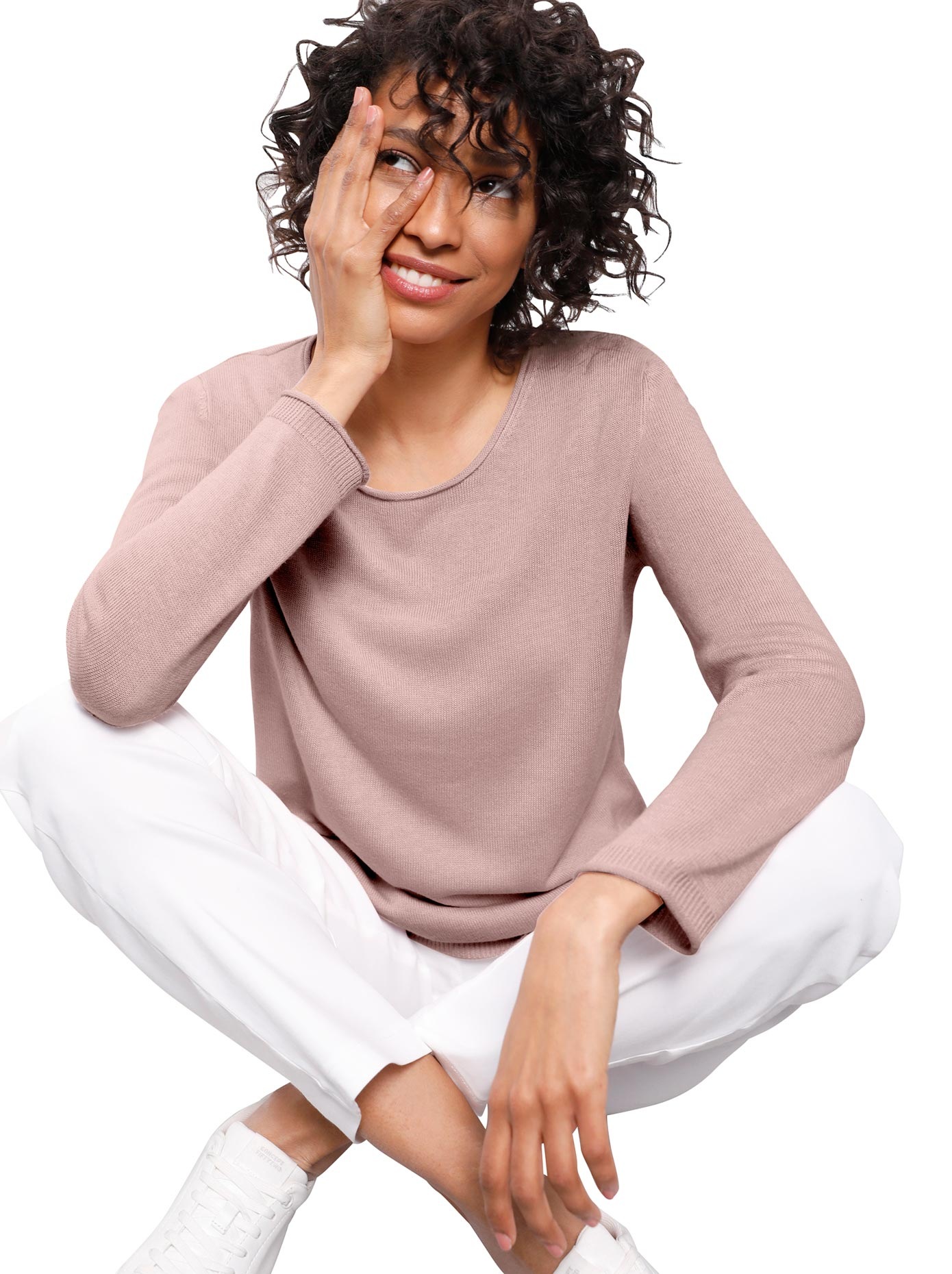 Creation L Premium Pullover aus den Naturfasern Seide und Kaschmir