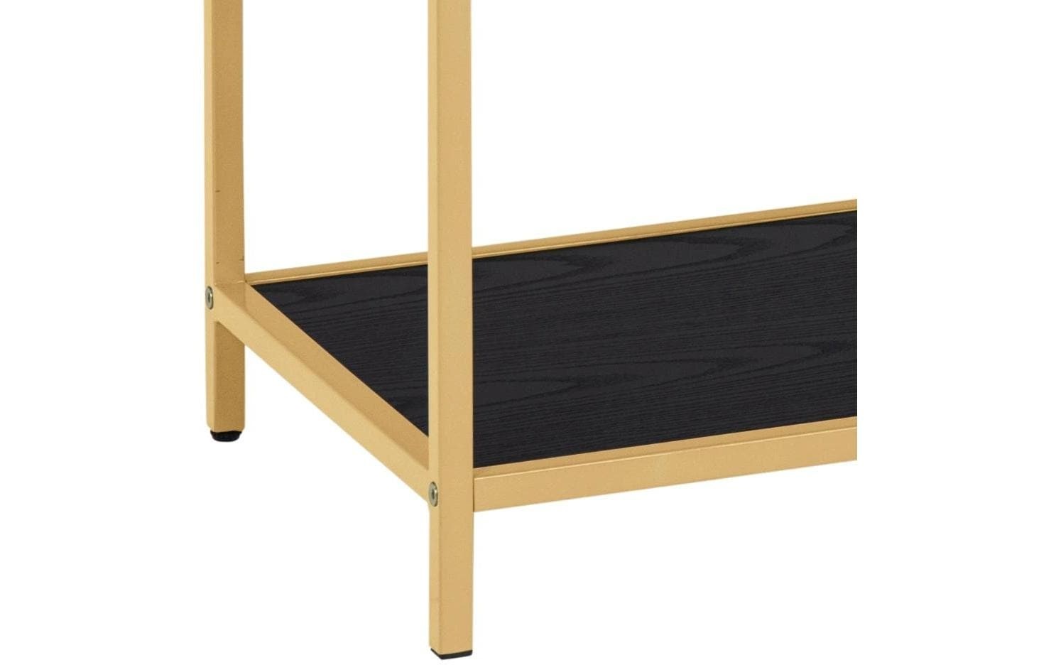 AC Design Regal »Seaford 114 x 35 x 78 cm, Goldfarben/Schwarz«