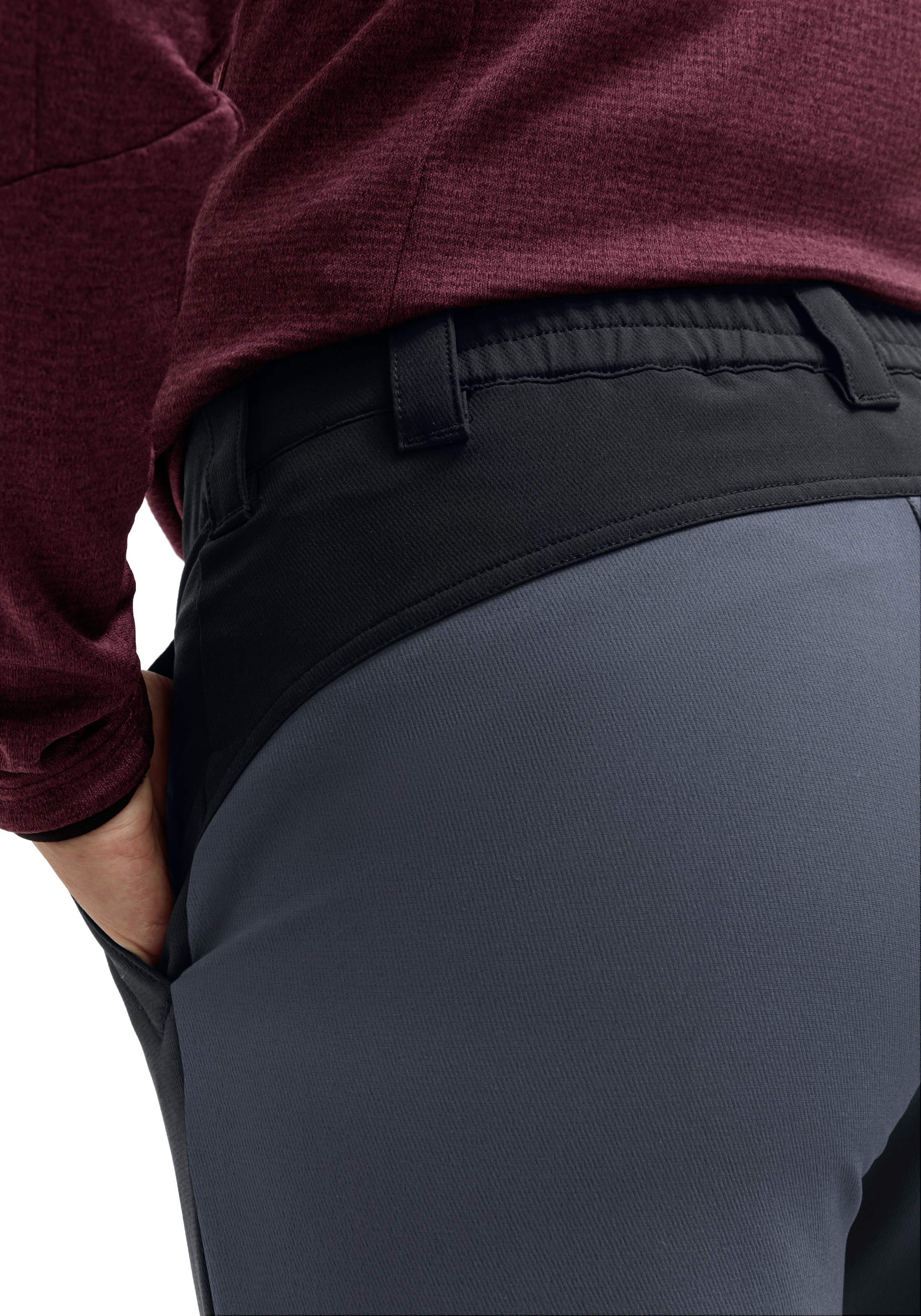 Maier Sports Outdoorhose »DA-HOSE EL. FLEECEFLEX W«  mit mSTRETCH Tec 4, wasserabweisend, aus Polyester und Elasthan
