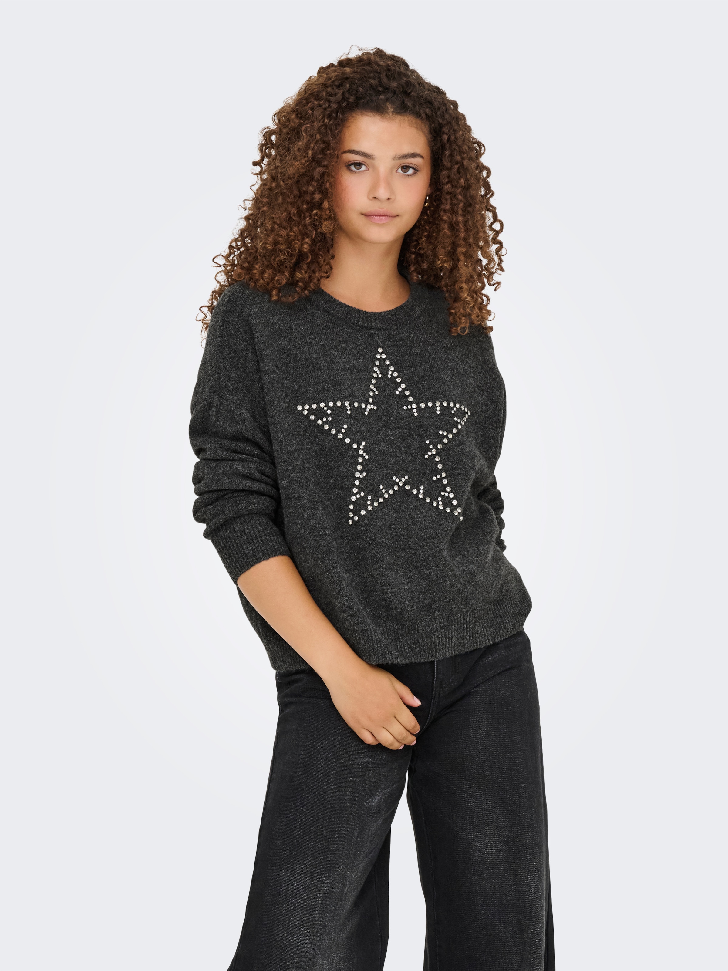 Image of ONLY Strickpullover "ONLRENATA LS O-NECK BLING KNT"