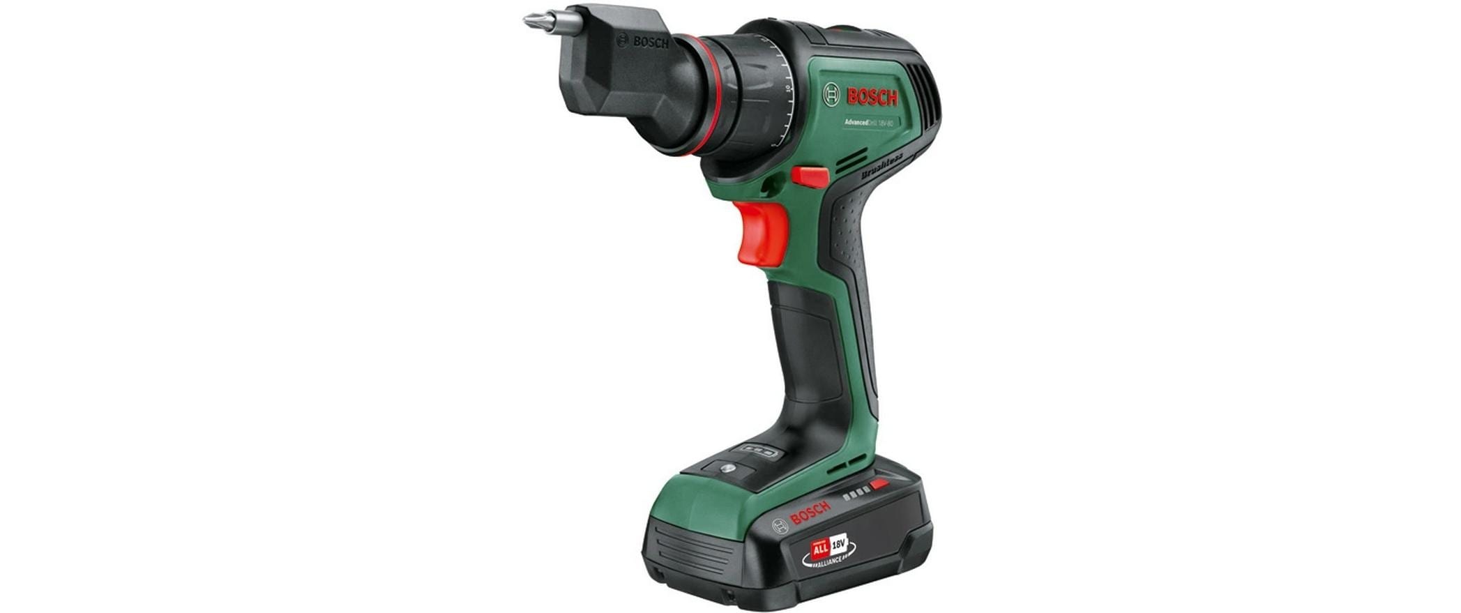 Image of BOSCH Bohrschraube ""AdvancedDrill 18V-80 QuickSnap"" Inkl. 2x Akku PBA 18V 2,5Ah und Ladegerät