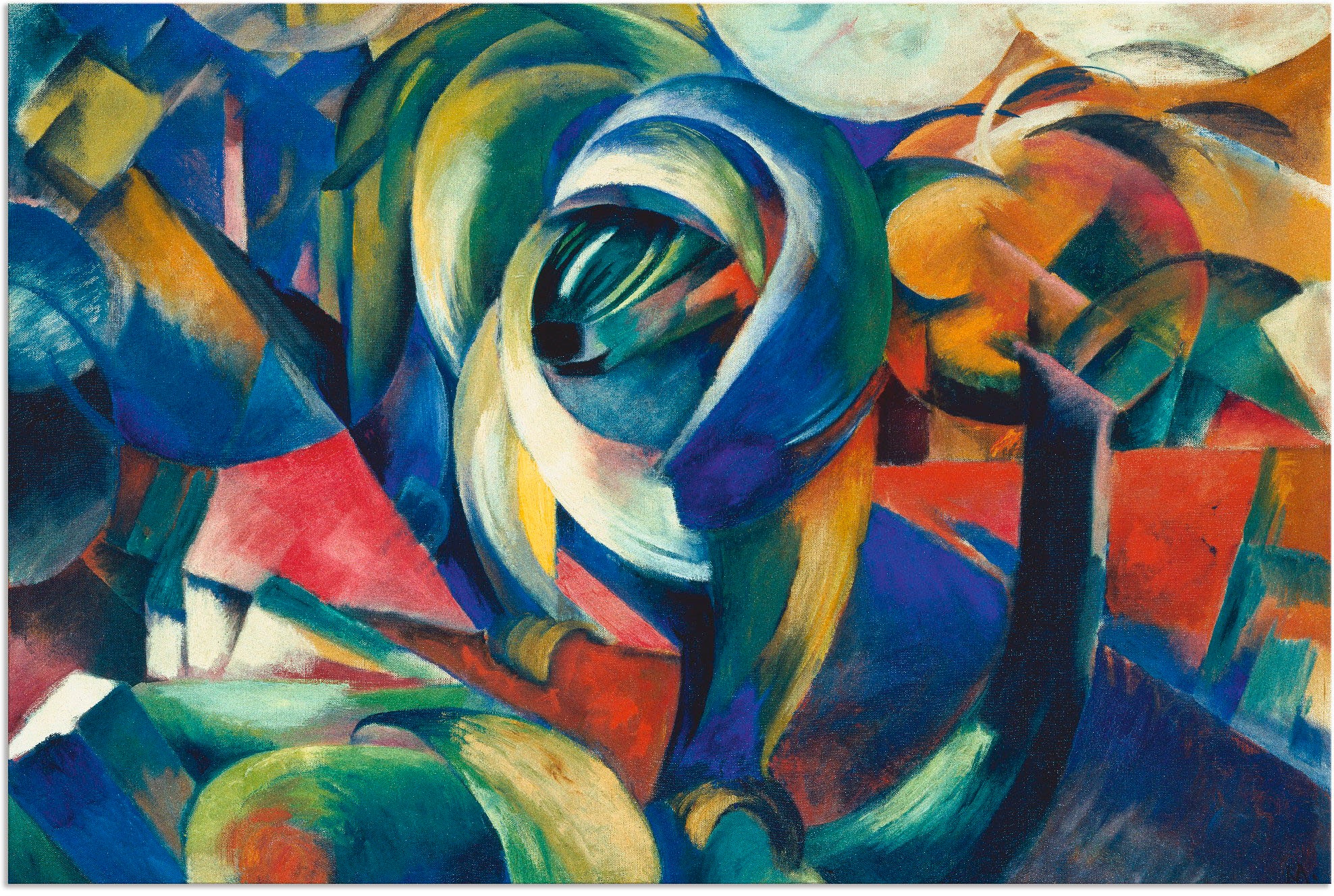 Image of Artland Wandbild »Der Mandrill. 1913.«, Muster, (1 St.), in vielen Grössen & Produktarten - Alubild / Outdoorbild für den Aussenbereich, Leinwandbild, Poster, Wandaufkleber / Wandtattoo auch für Badezimmer geeignet bei Ackermann Versand Schweiz