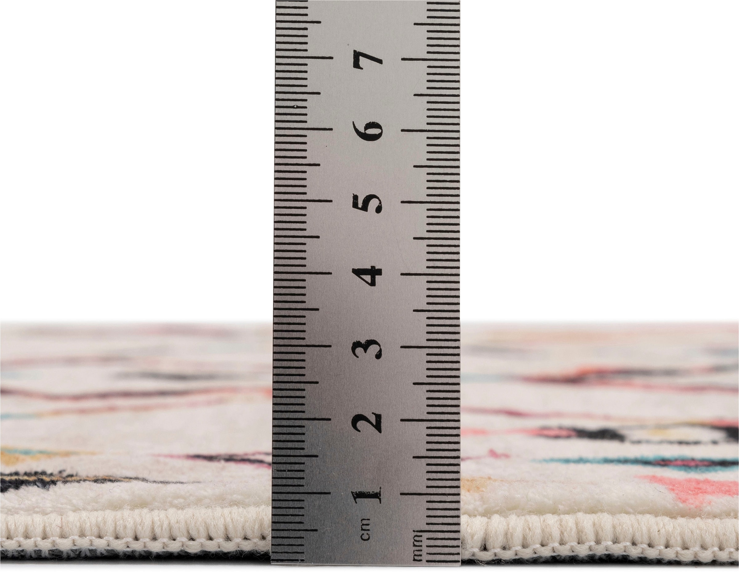 Gino Falcone Badematte »Ariella GF-146«, rutschhemmend beschichtet, fussbodenheizungsgeeignet, Badteppich, bedruckt, modernes Design, Rauten, weich & kuschelig
