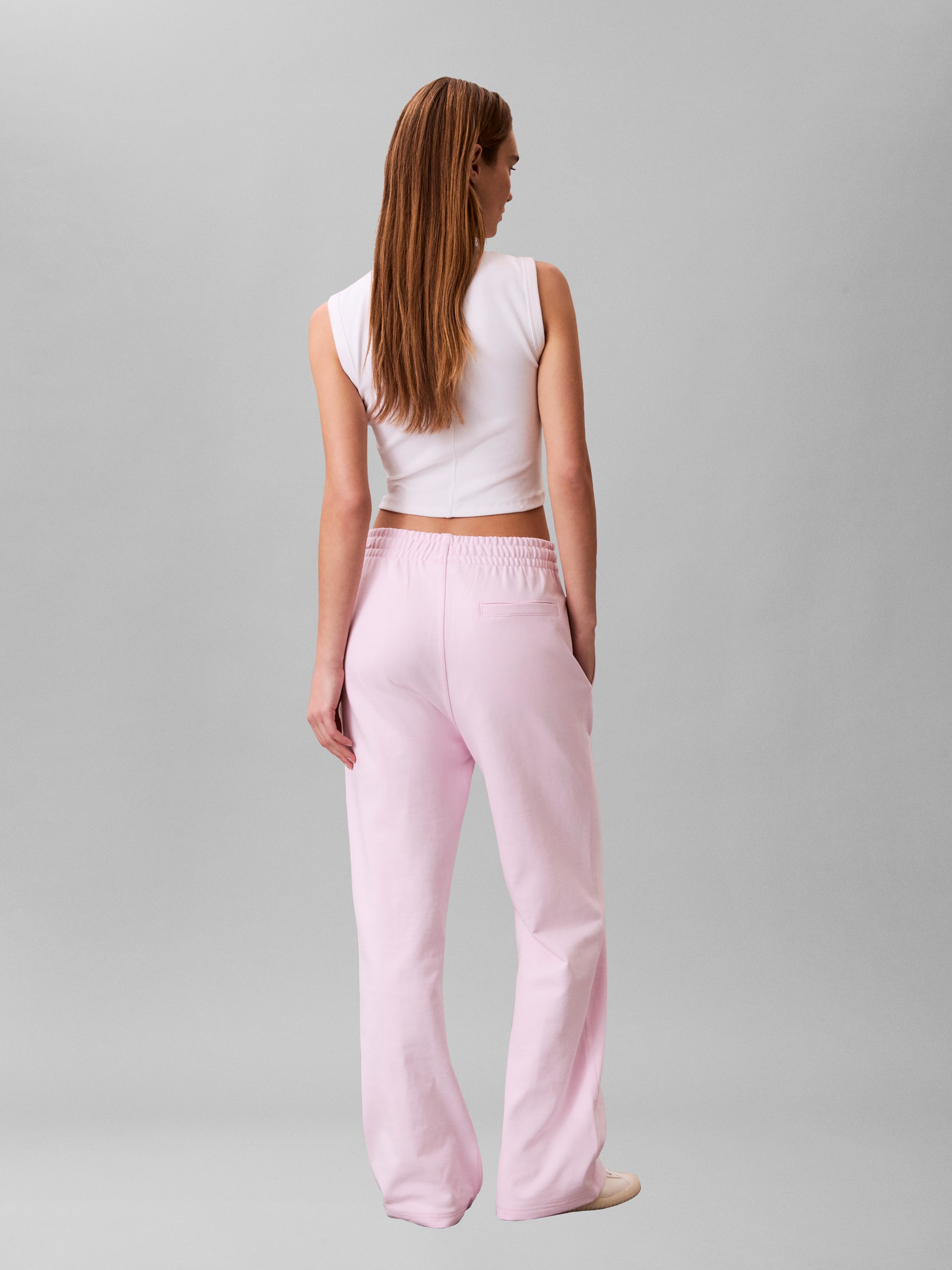 Calvin Klein Jeans Sweathose  elastischer Bund, gerade Passform, Bundfalte