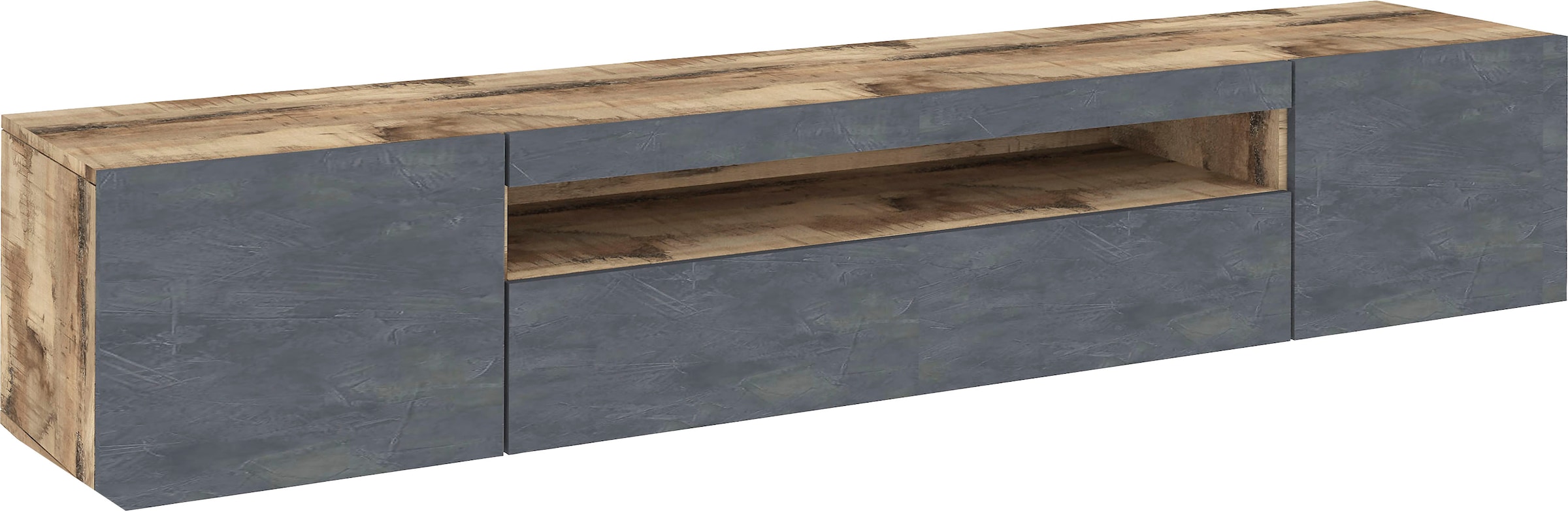 Home Affaire Ahorn Zement Lowboard "Egypt" Breite 200 Cm