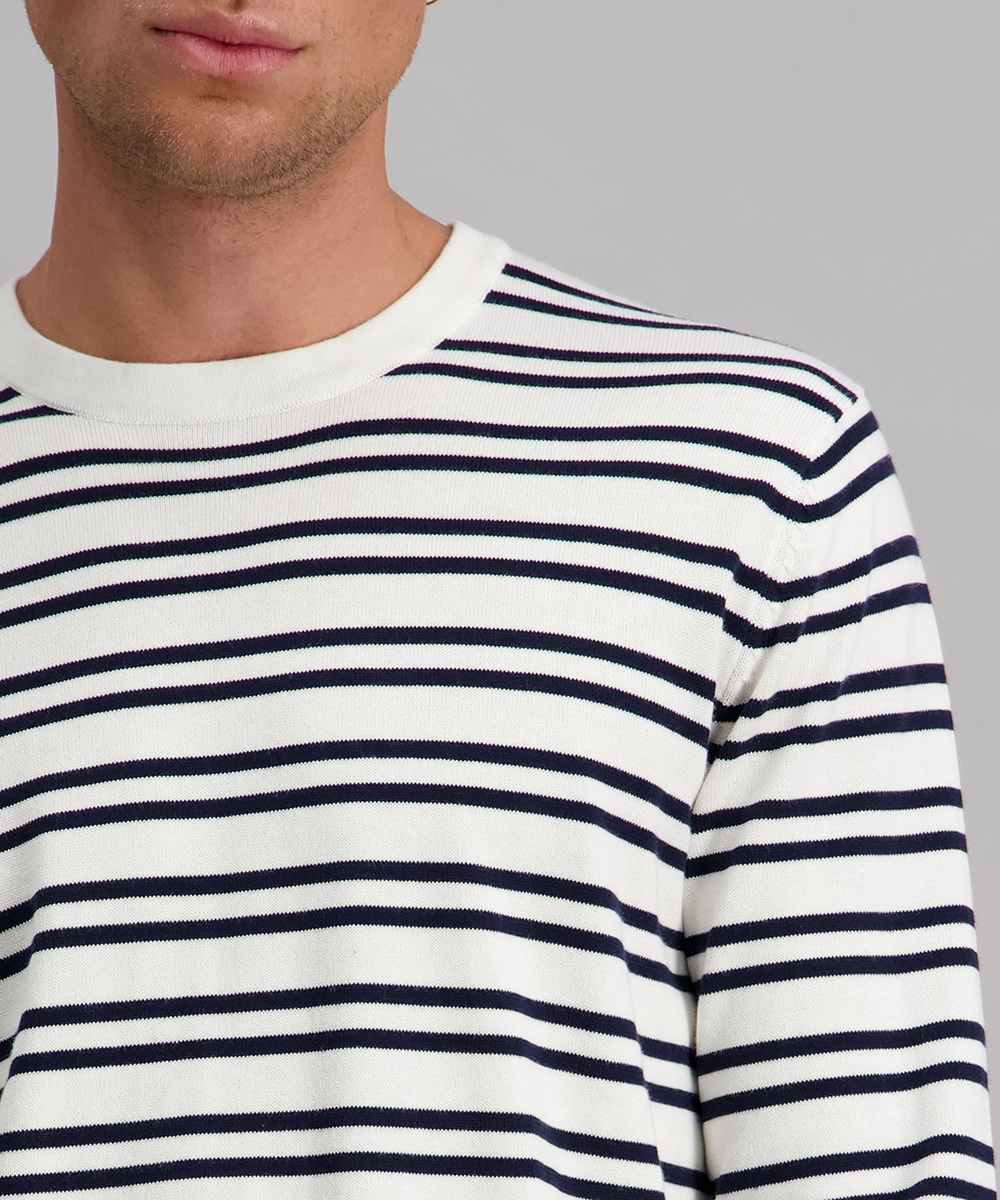 Image of Pioneer Authentic Jeans Strickpullover in Streifen-Optik