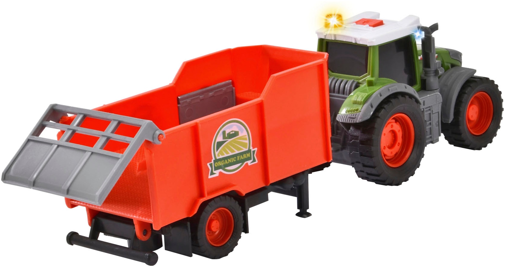 Dickie Toys Spielzeug-Traktor »Fendt Farm Trailer«, mit Licht und Sound