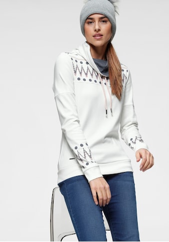 KangaROOS Sweatshirt, mit trendigem Druck vorn und an den Ärmeln kaufen