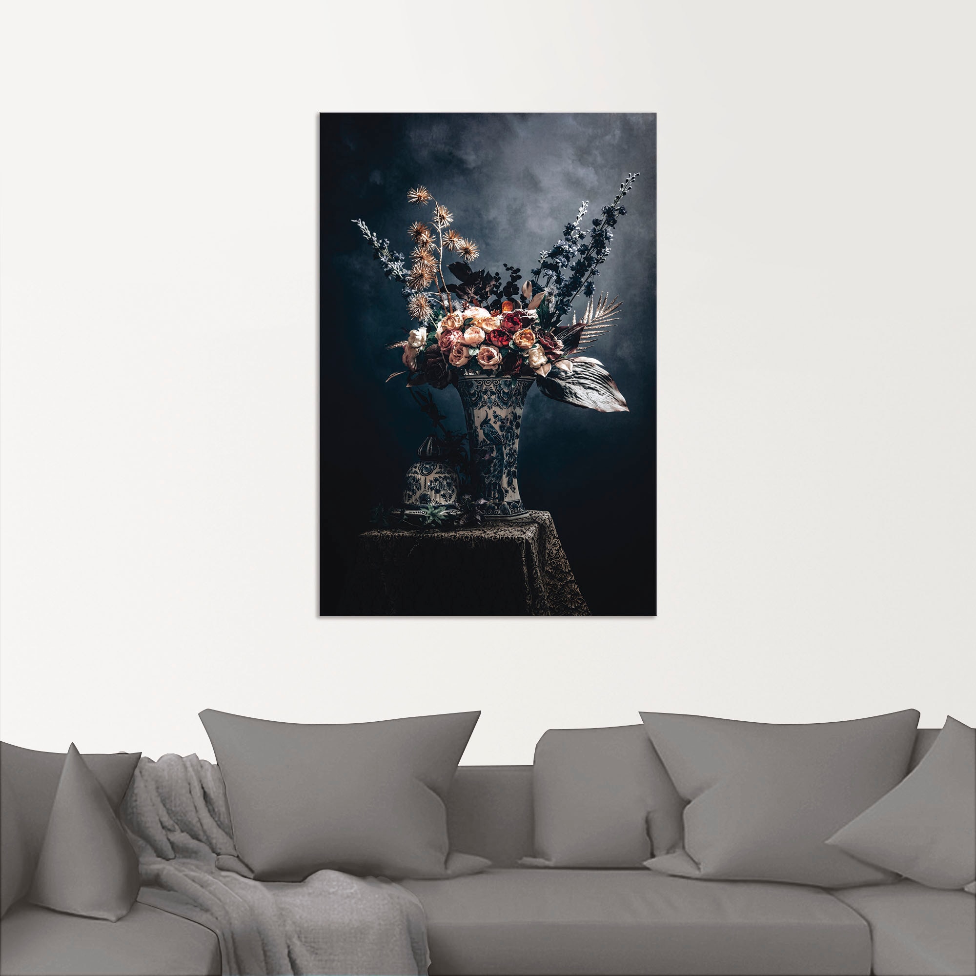 Artland Alu-Dibond-Druck »Sommer Kunst Stilleben«, Arrangements, (1 St.), für Innen- und Aussenbereich geeignet, Outdoorbild