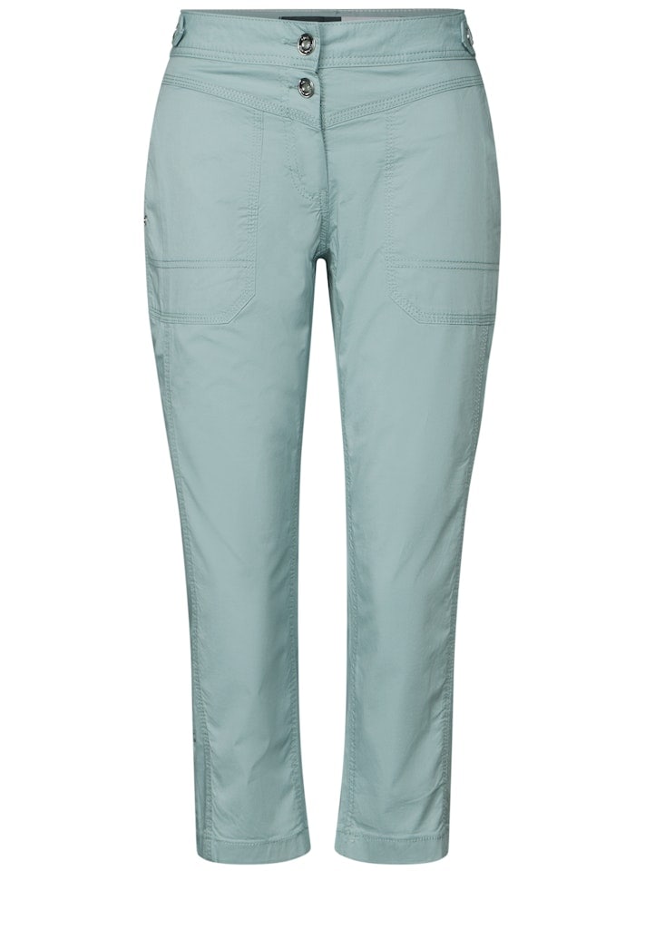 Cecil Caprihose »Style New York«, Sommerhose mit Knopfdetails am Bund