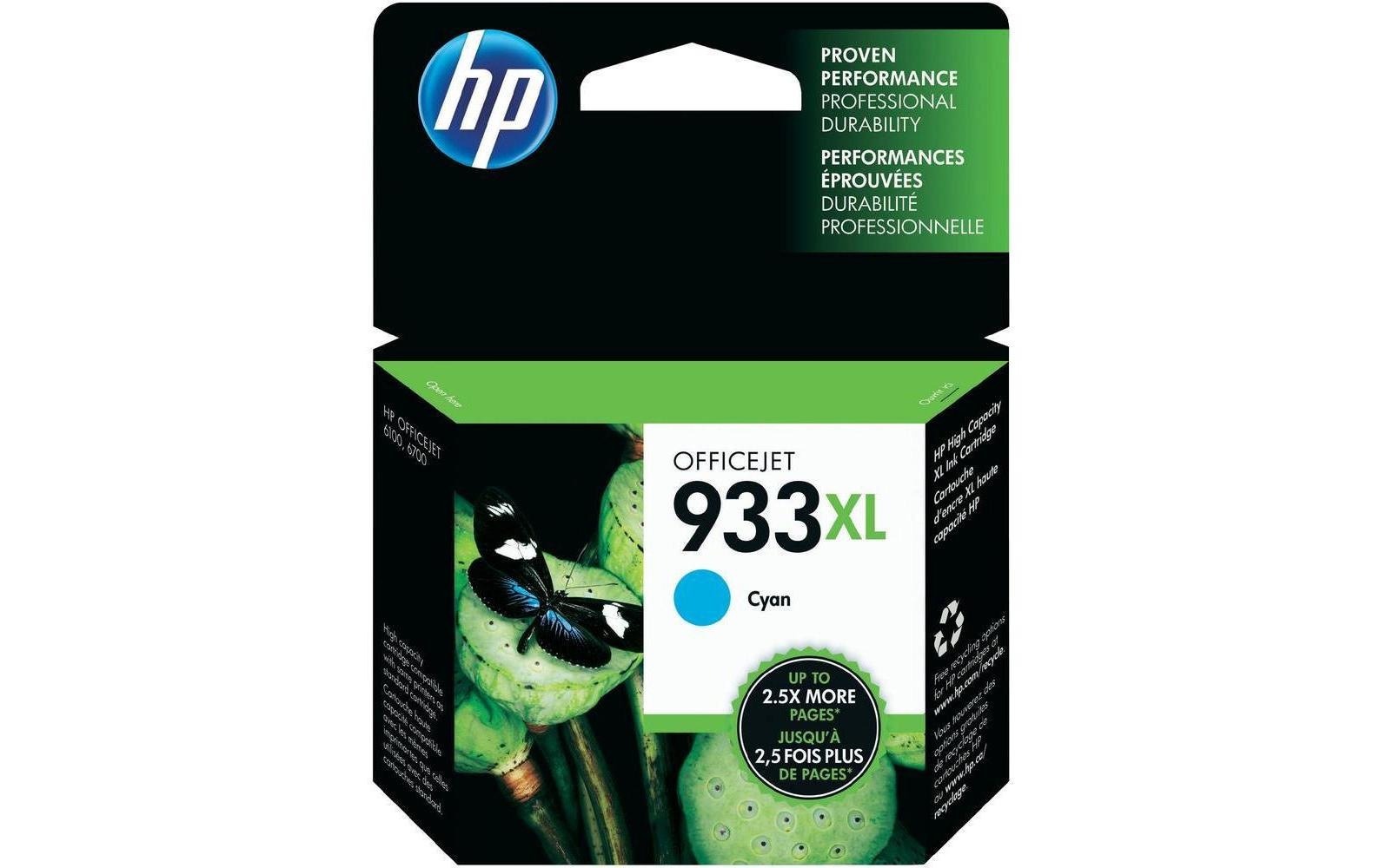 HP Tintenpatrone »Nr. 933XL CN054AE Cyan«, (1 St.)