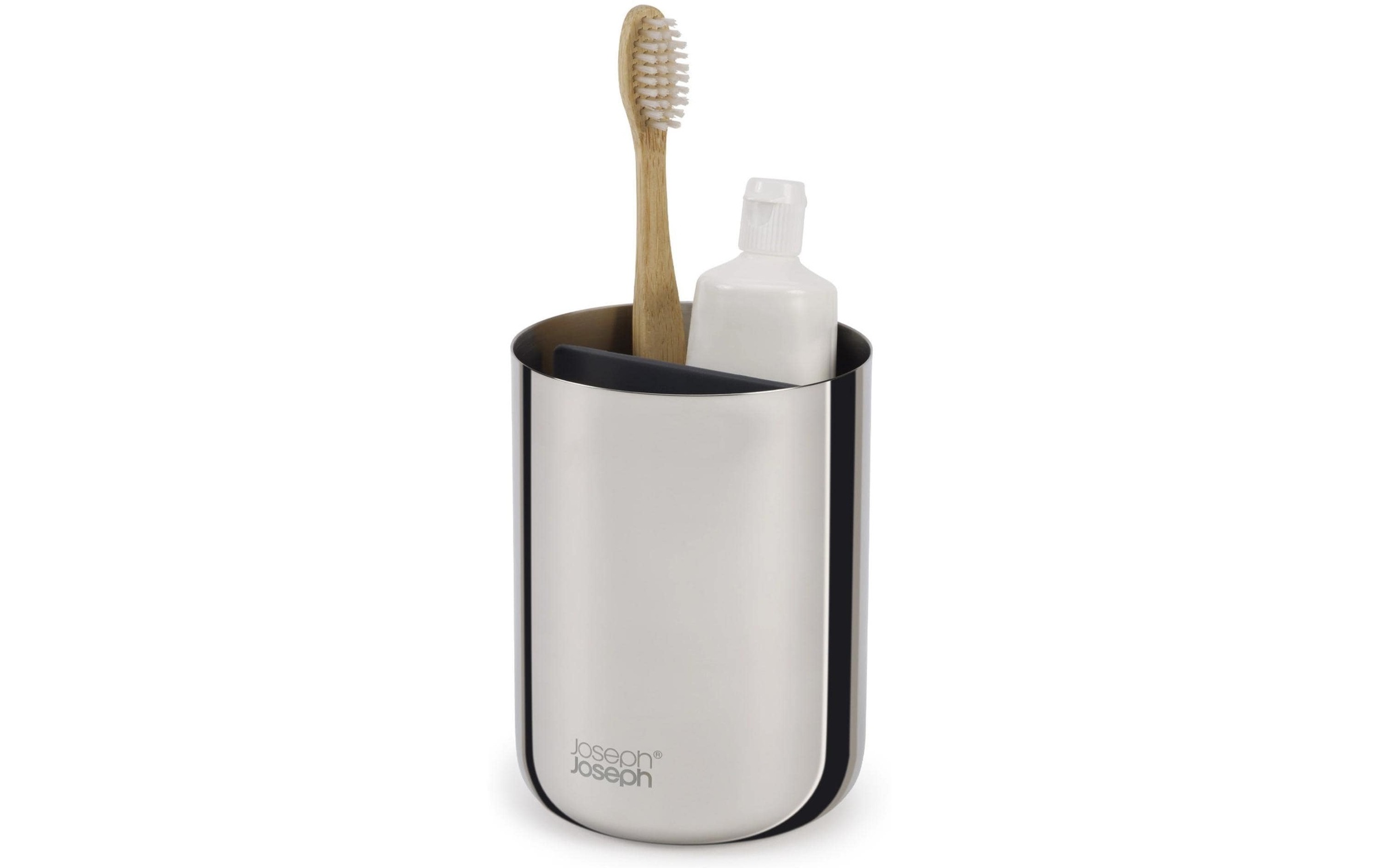 Joseph Joseph Porte-brosse à dents »EasyStore Luxe« Zahnbürstenablage aus Edelstahl