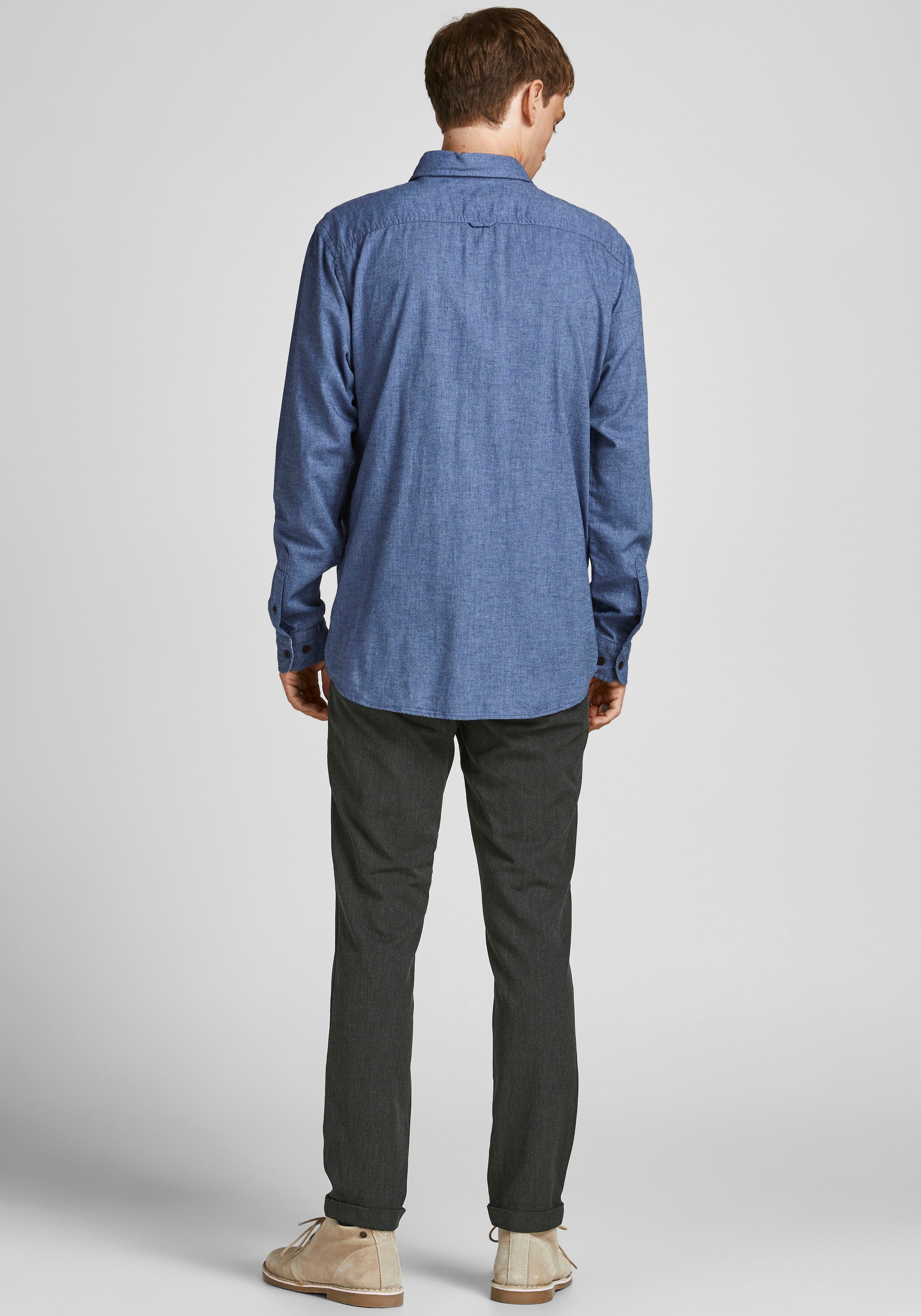 Jack & Jones Chinohose »MARCO – Chinohose mit Stretchanteil und Komfort«, modisch, slim fit, Web