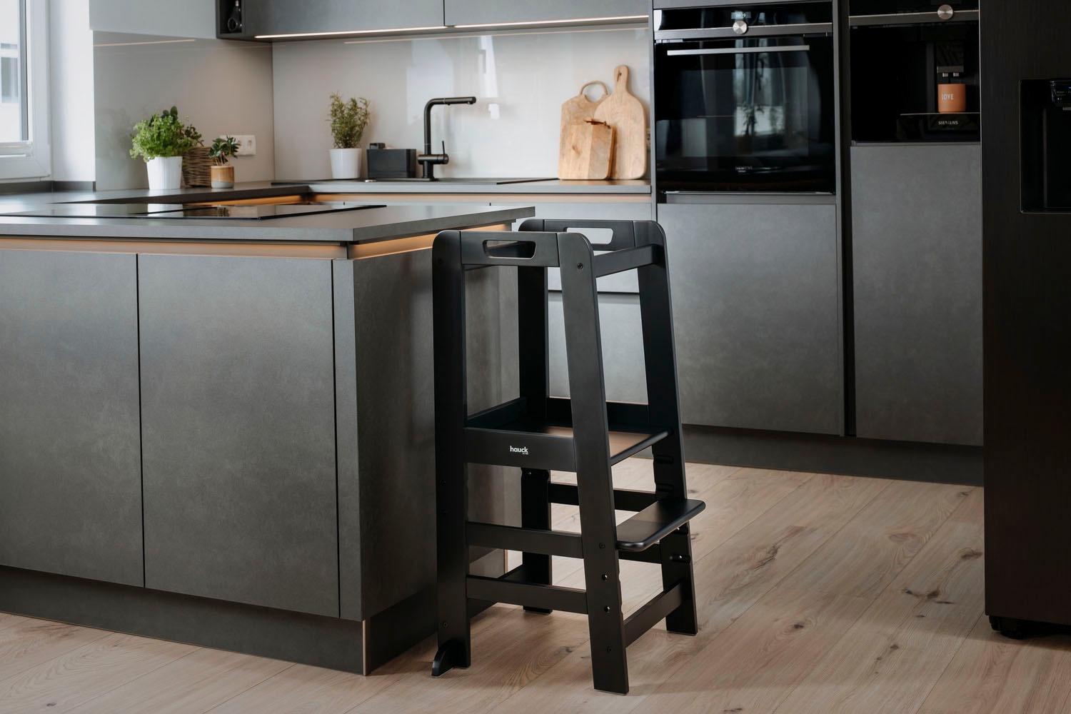 Hauck Assis-debout »Lernturm Learn N Explore, Black« () FSC® - schützt Wald