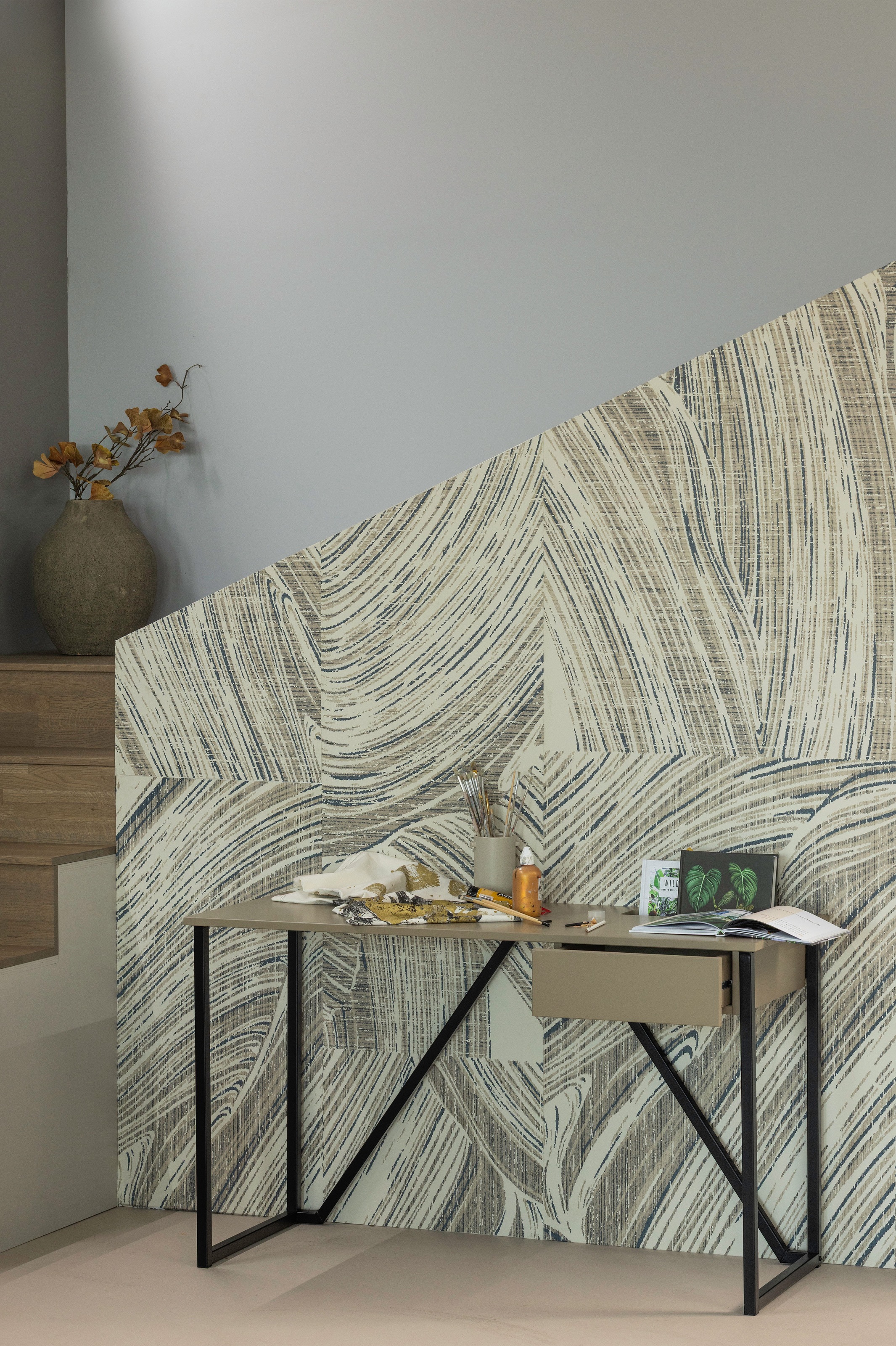 WOOOD Schreibtisch »New Julius FSC®-Kiefernholz mit Schublade, lackiert B126xT53xH75 cm« Tragkraft Blatt 20 kg, sichtbare Maserung, einfach zu montieren