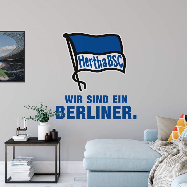 Image of Wall-Art Wandtattoo »Hertha BSC Logo Schriftzug«, (1 St.) bei Ackermann Versand Schweiz