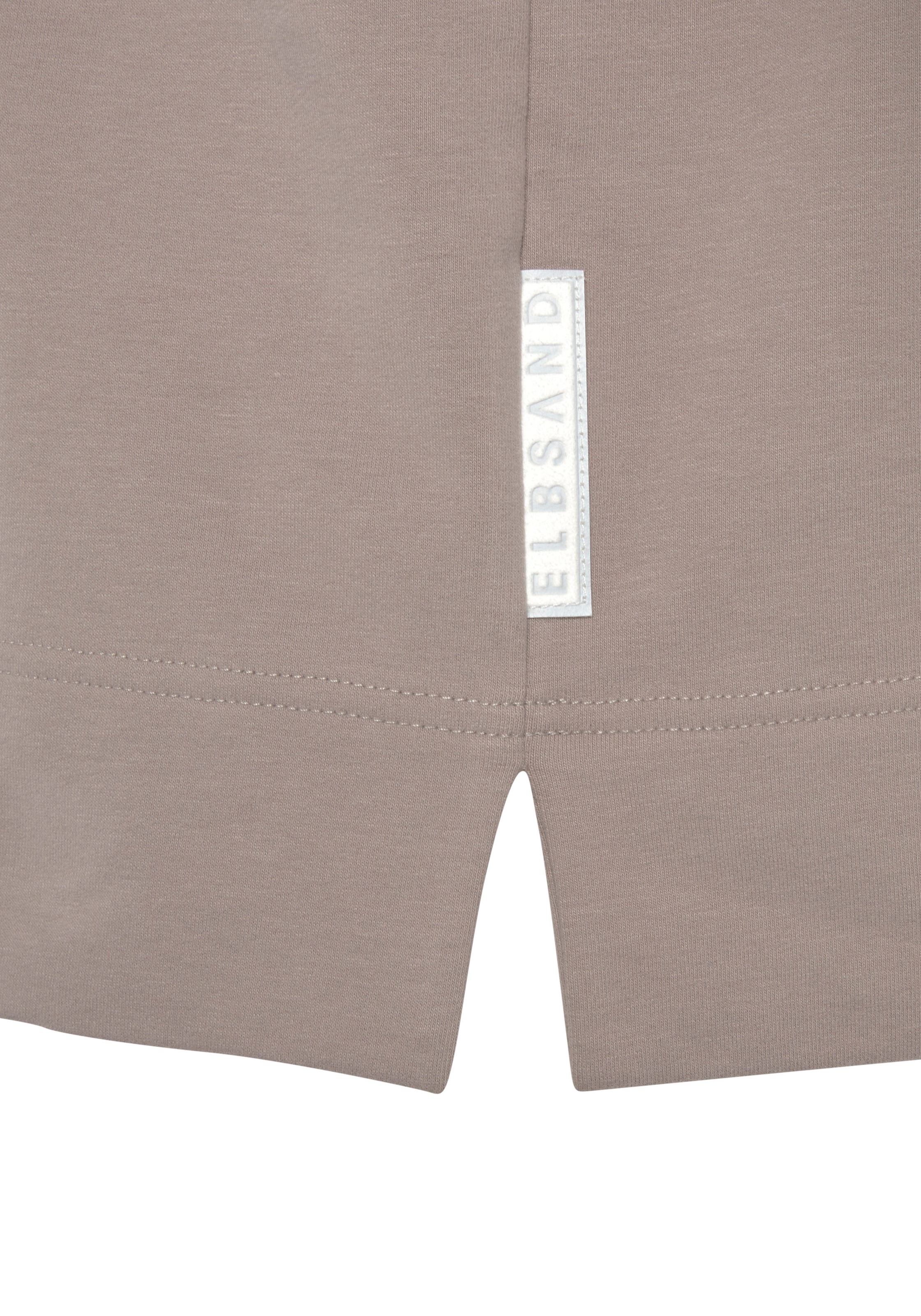 Elbsand Sweatshirt, mit Frontprint, sportlicher Sweater aus elastischer Baumwolle